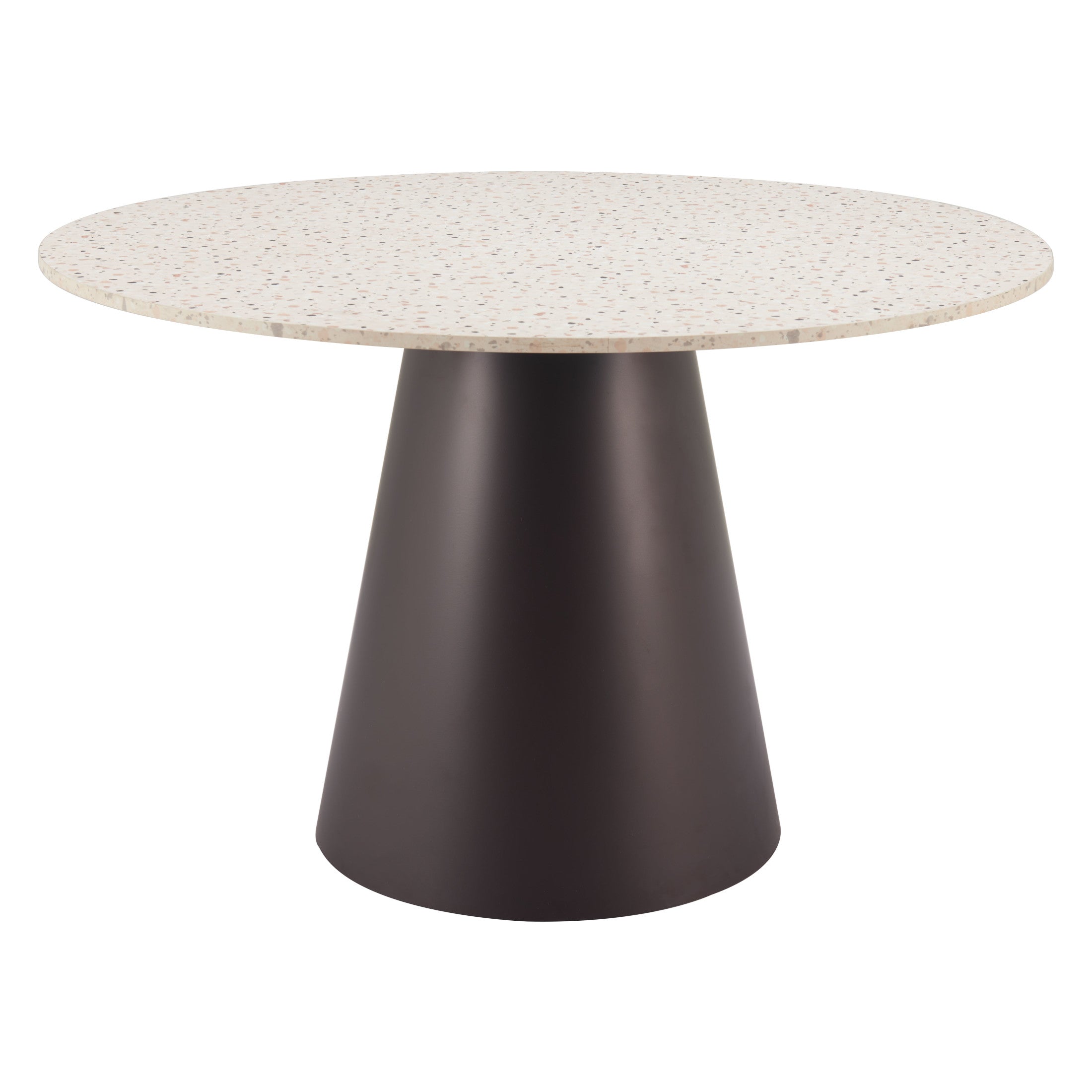 Jorf Dining Table Beige & Bronze
