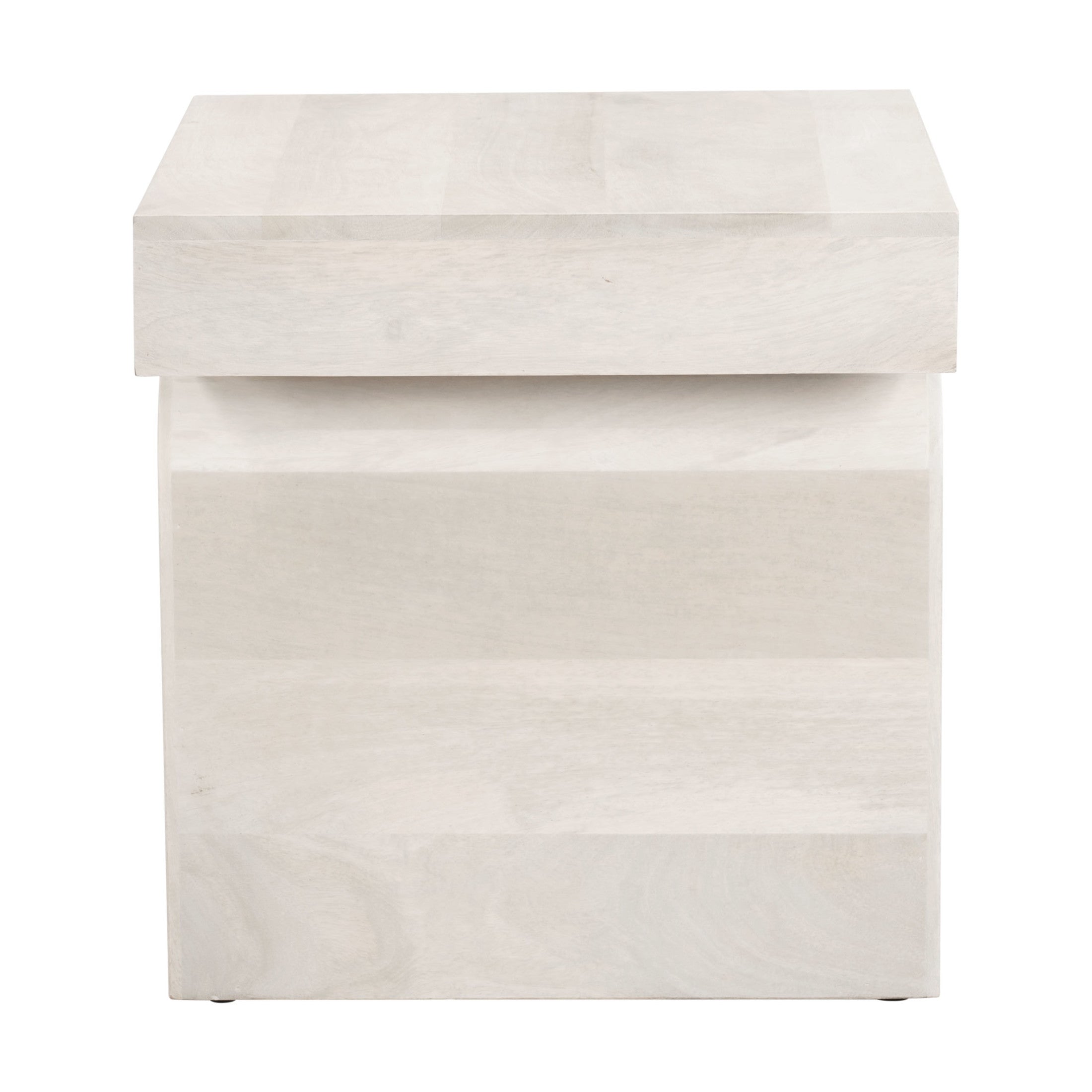 Kiel Side Table Whitewashed