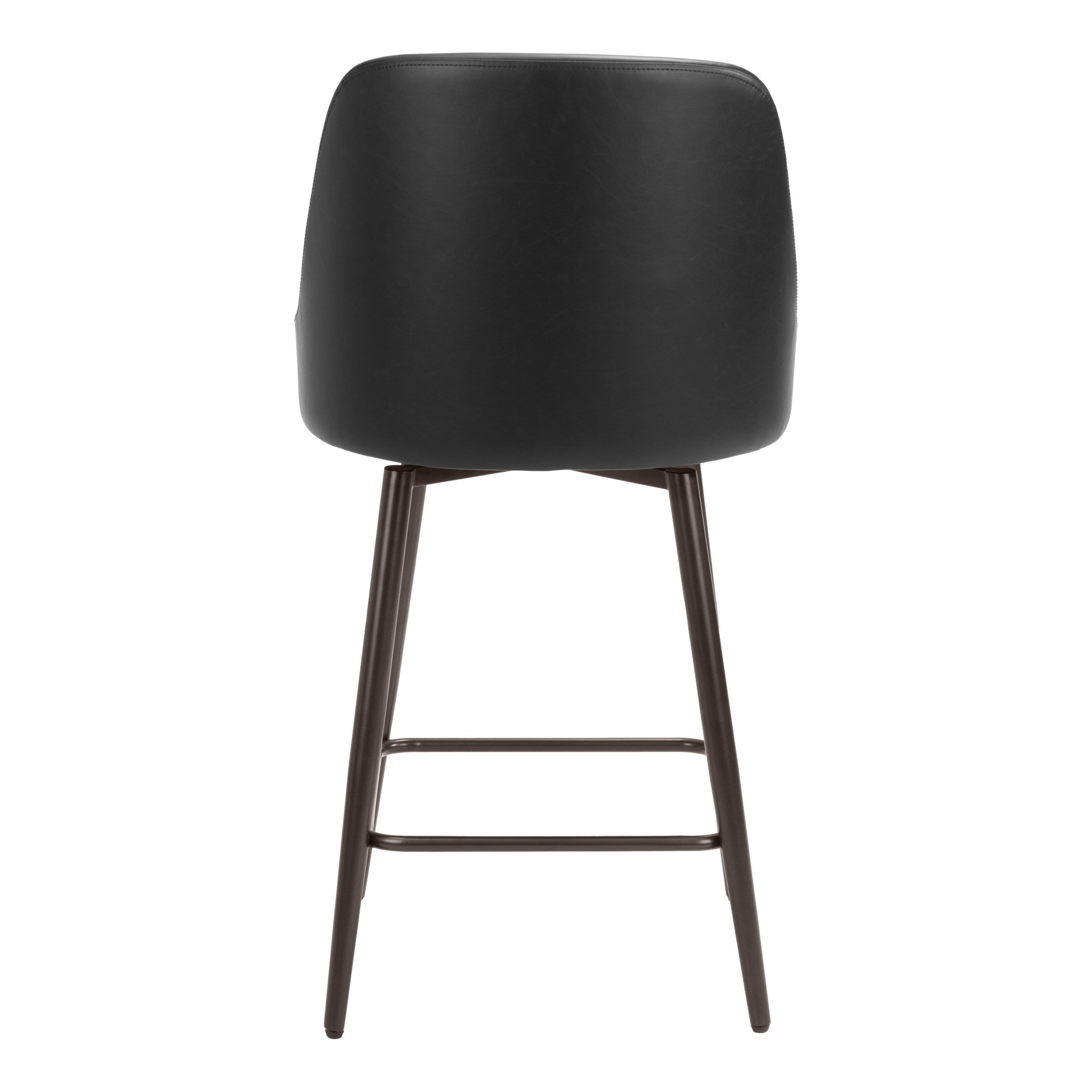 Keppel Swivel Counter Stool Black & Bronze
