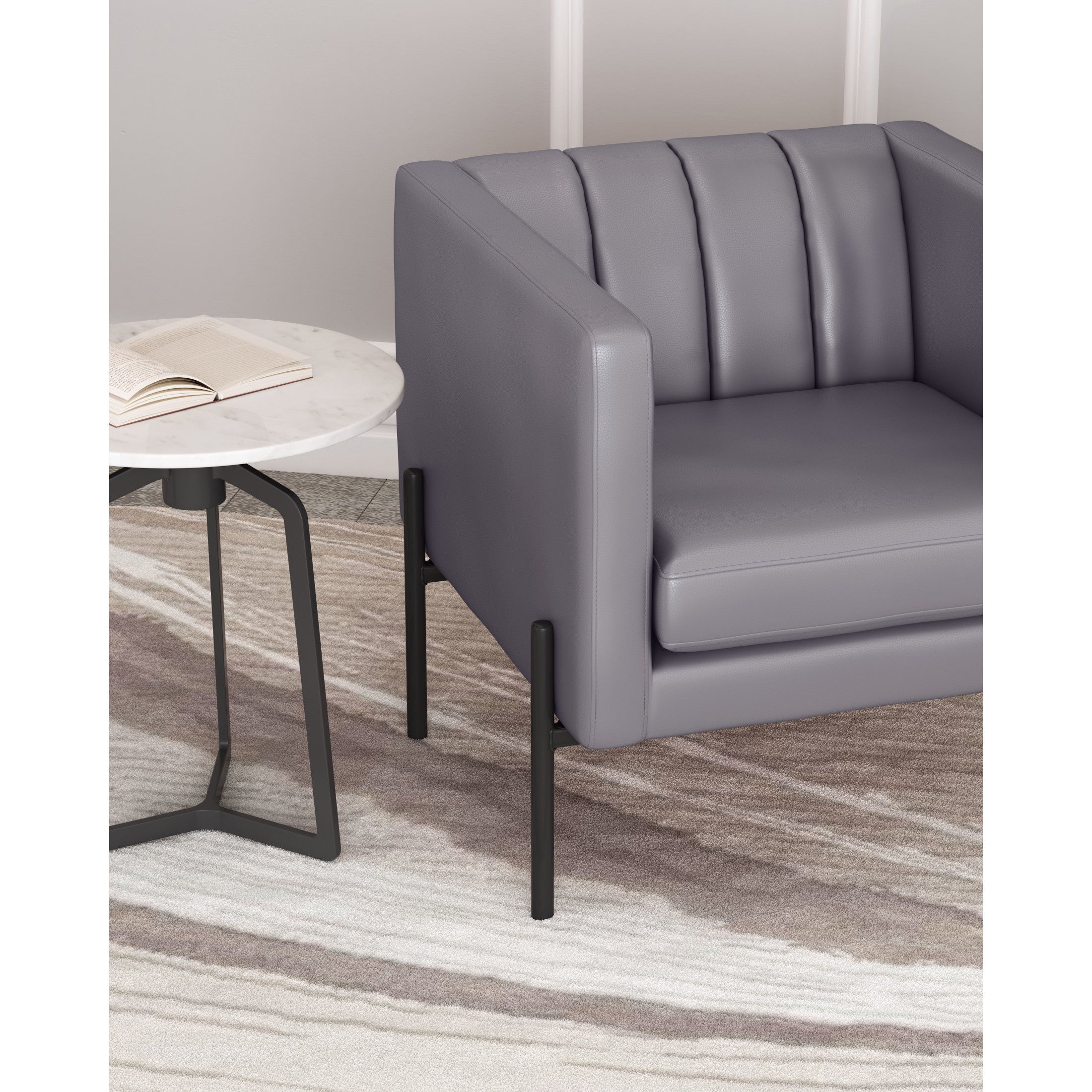 Jess Accent Chair Gray