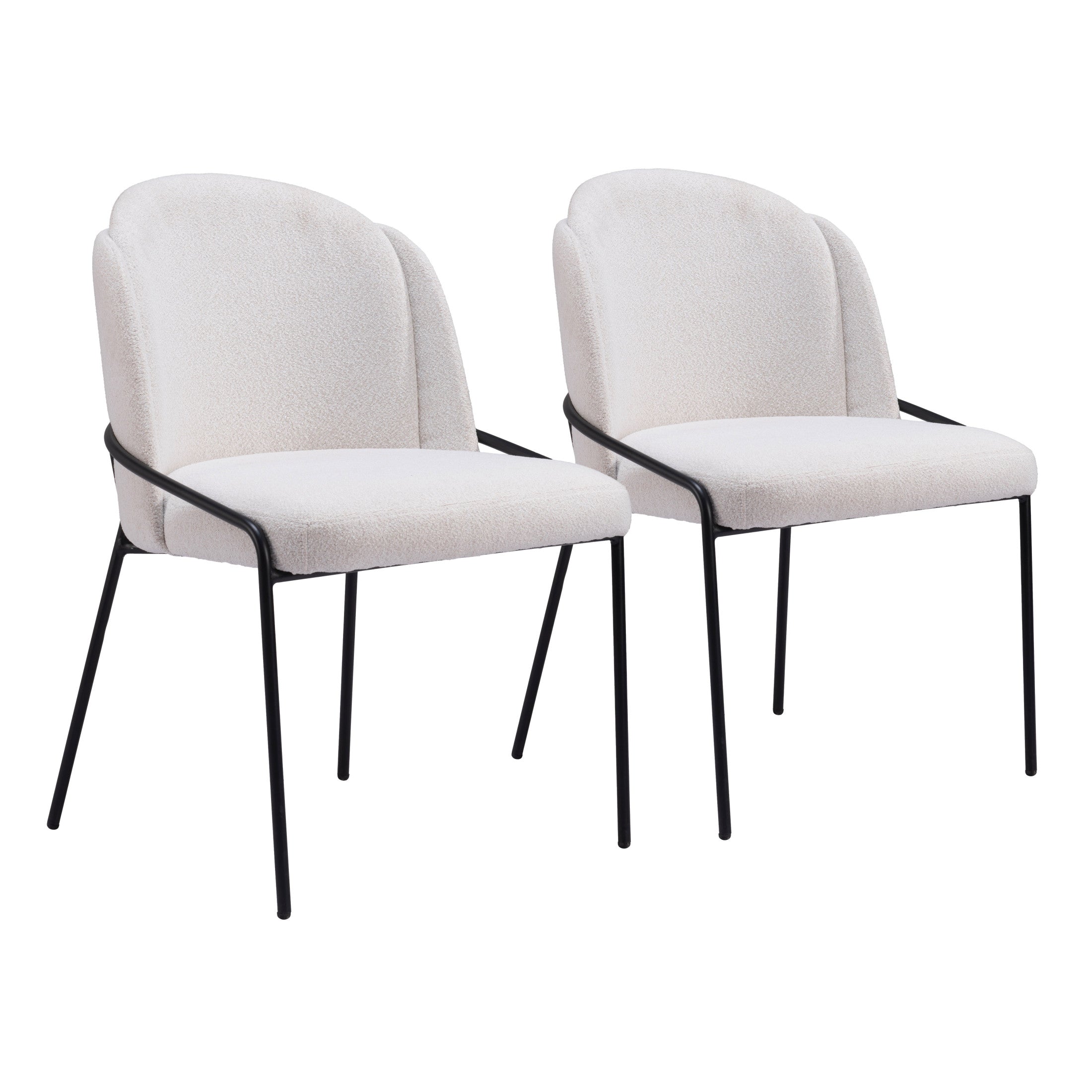 Jambi Dining Chair (Set of 2) Ivory