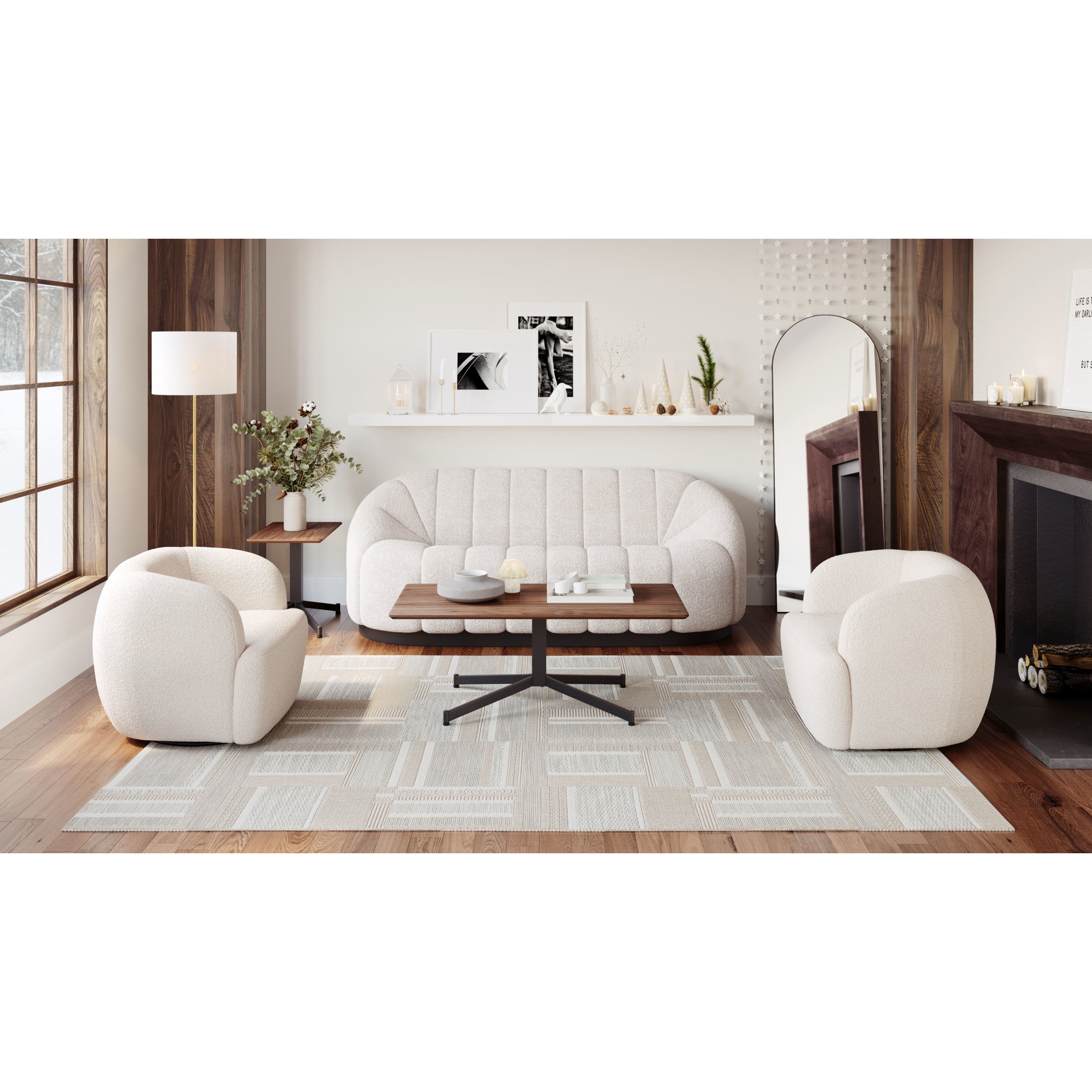 Mazzy Coffee Table Brown