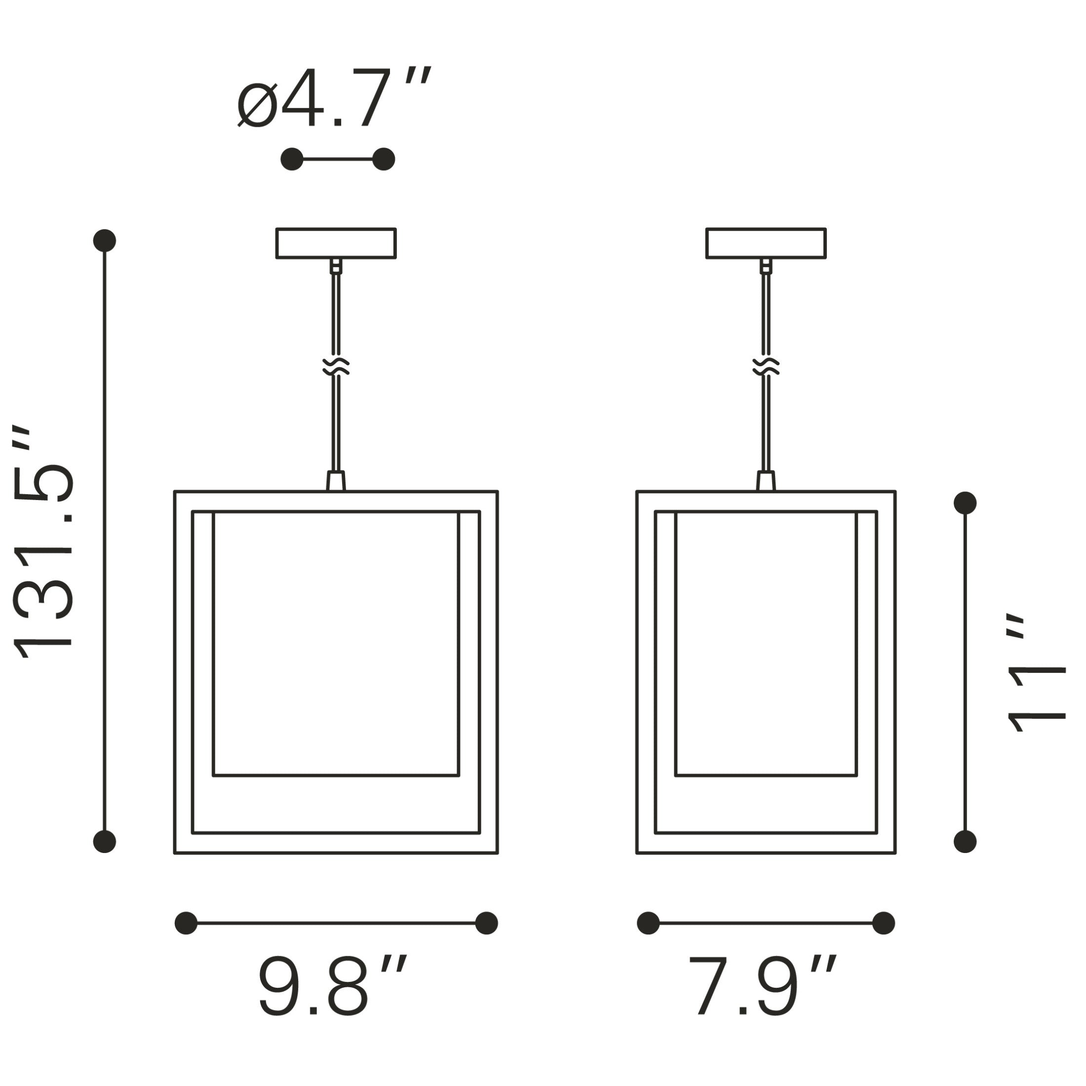 Yves Ceiling Lamp Gold & Black