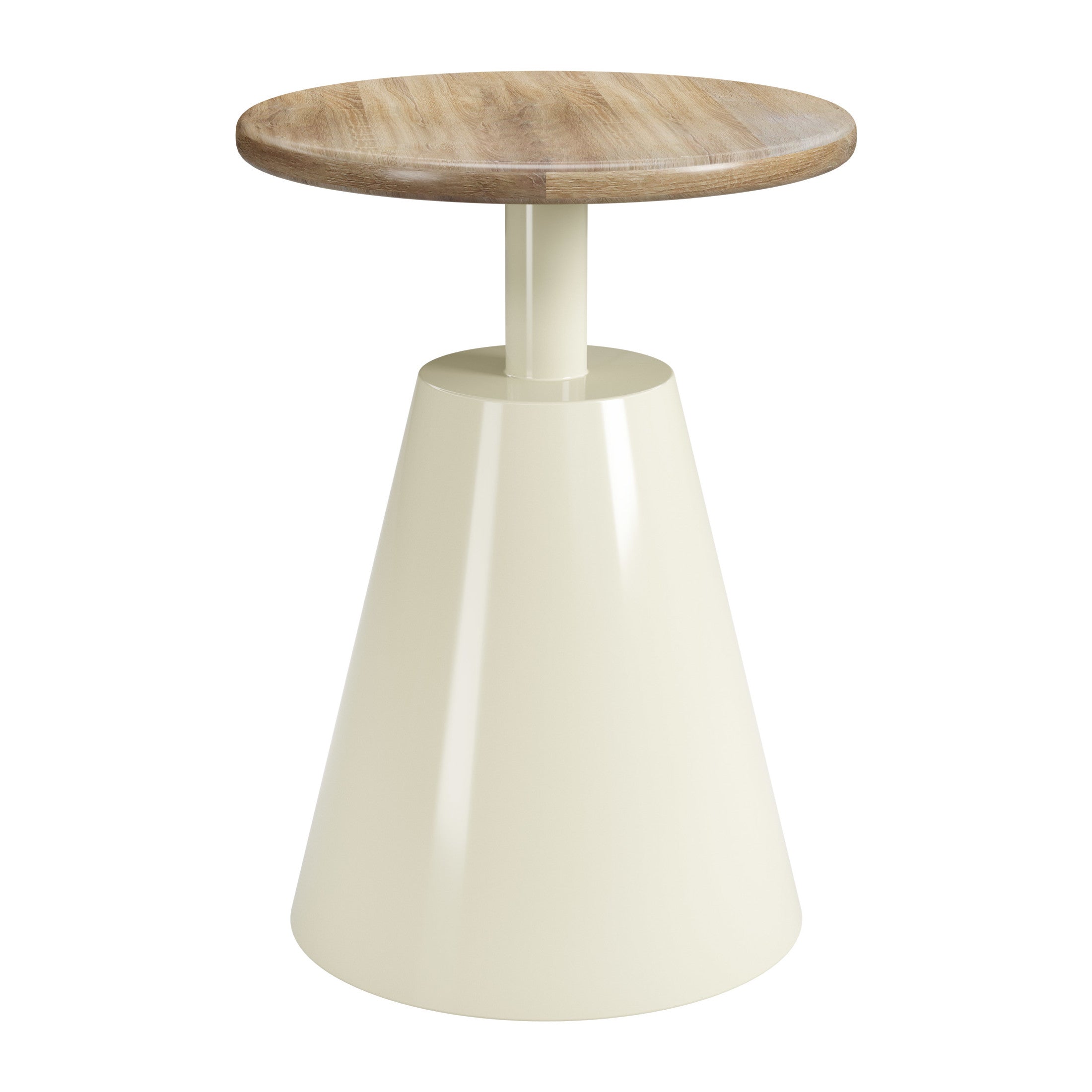 Sira Side Table Natural & Ivory