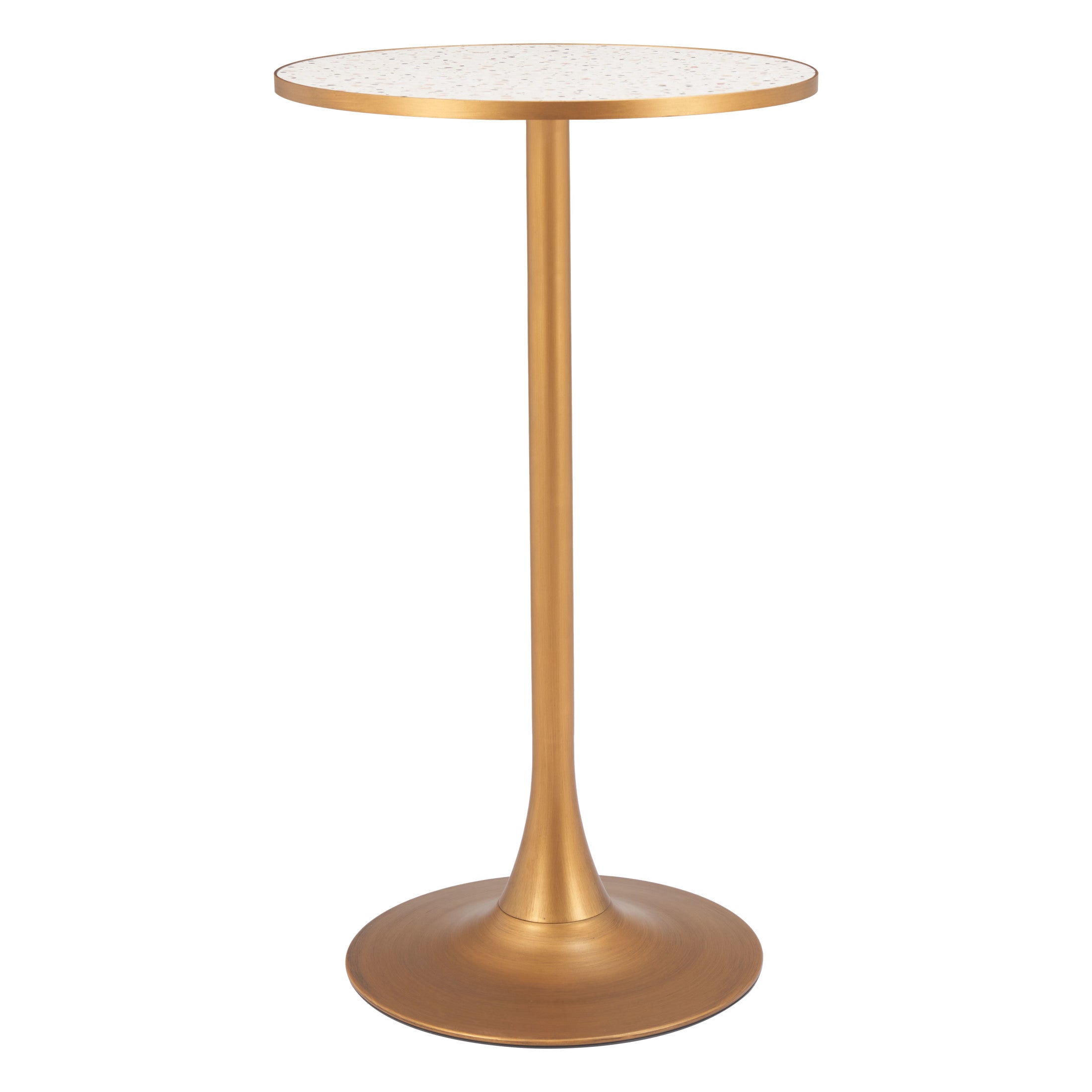 Bite Bar Table Beige & Gold