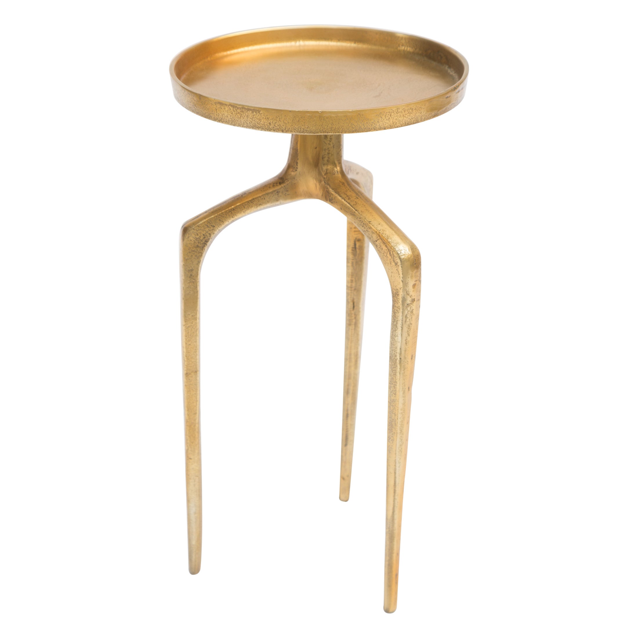 Como Accent Table Set (2-Piece) Antique Gold