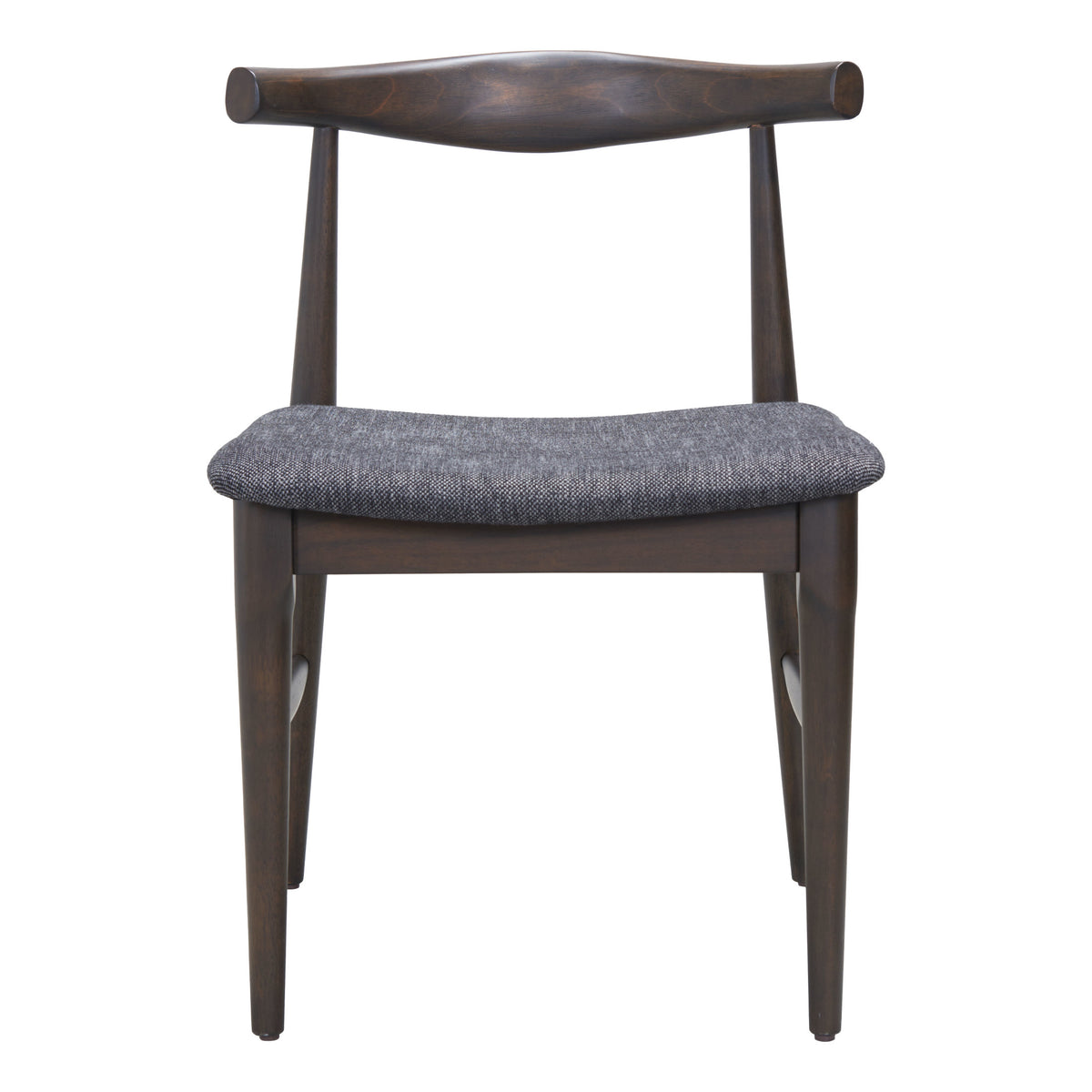 Tuzka Dining Chair (Set of 2) Gray & Espresso