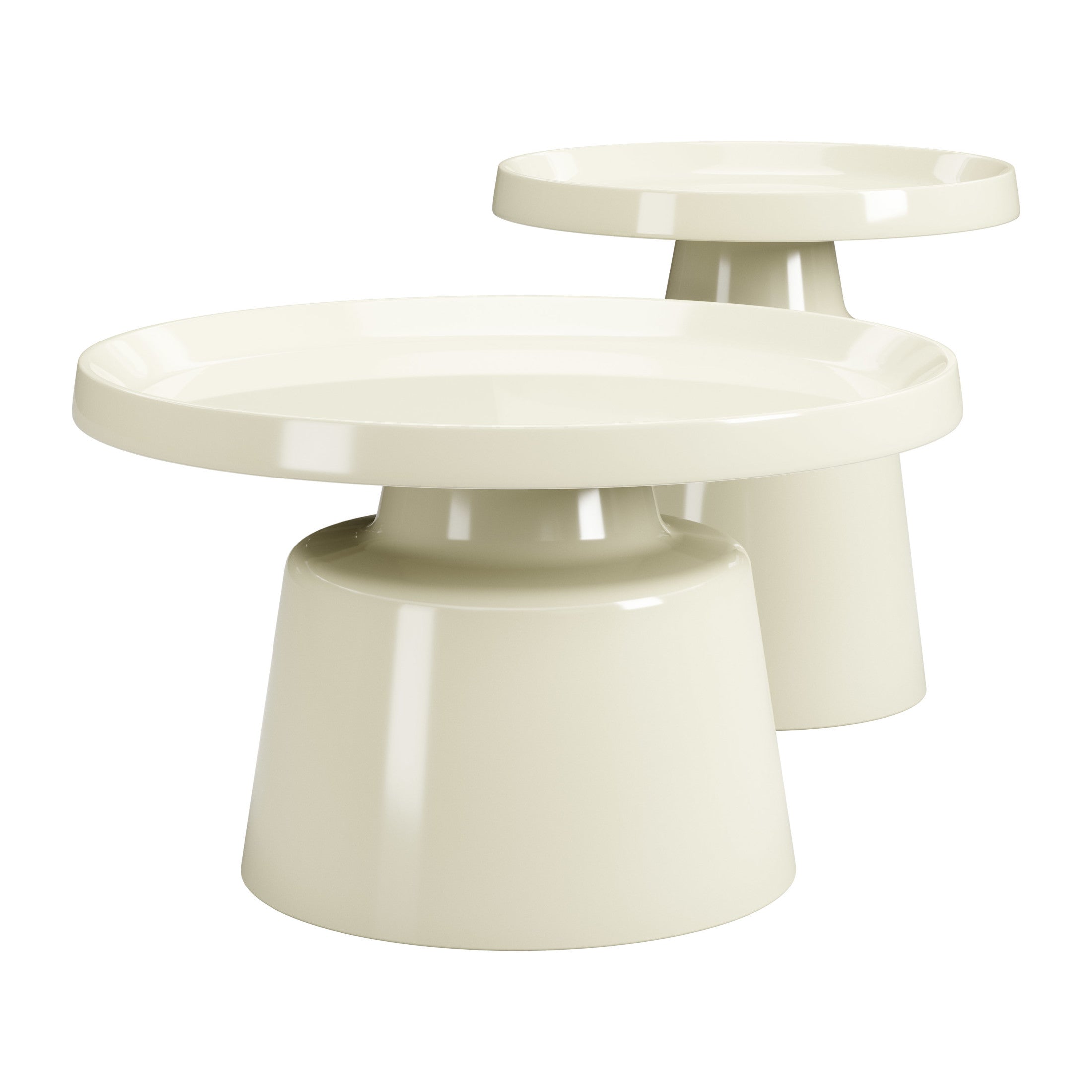 Beurre Coffee Table Set (2-Piece) Ivory