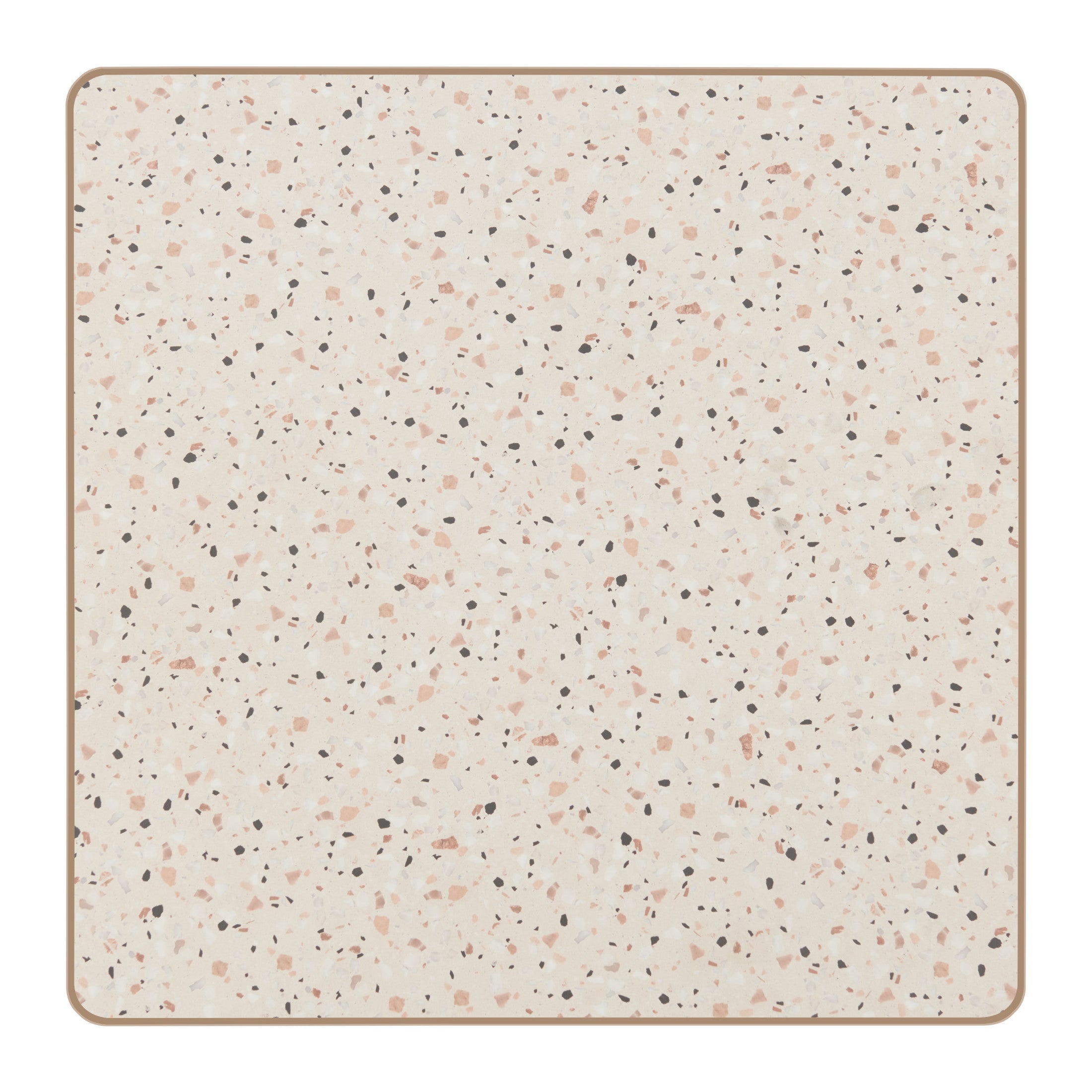 Spot Bar Table Beige & Gold