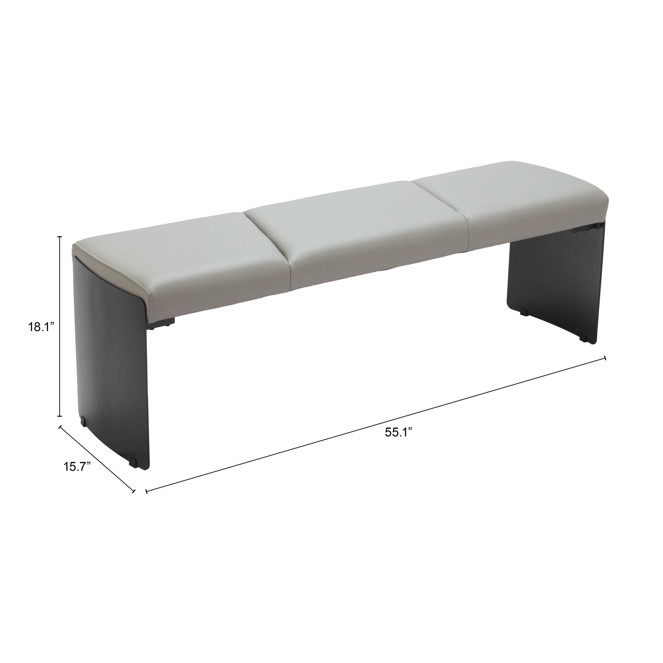Mur Bench Gray
