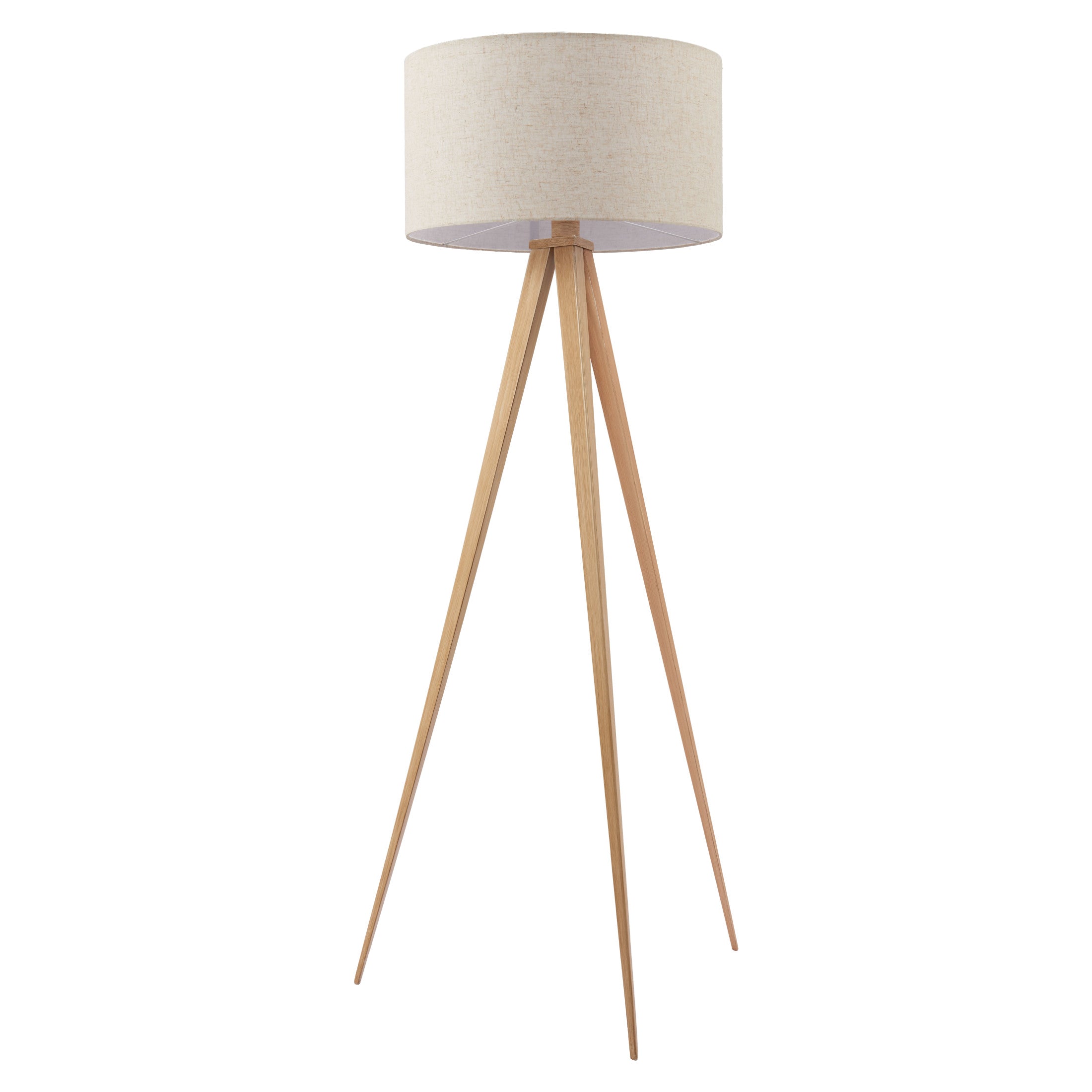Imperial Floor Lamp Beige & Natural