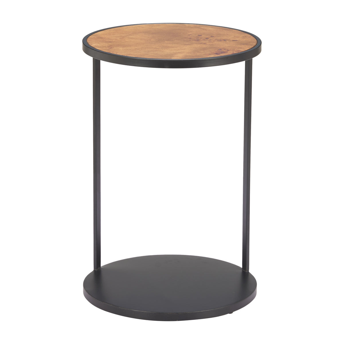 Nodo Side Table Brown & Black