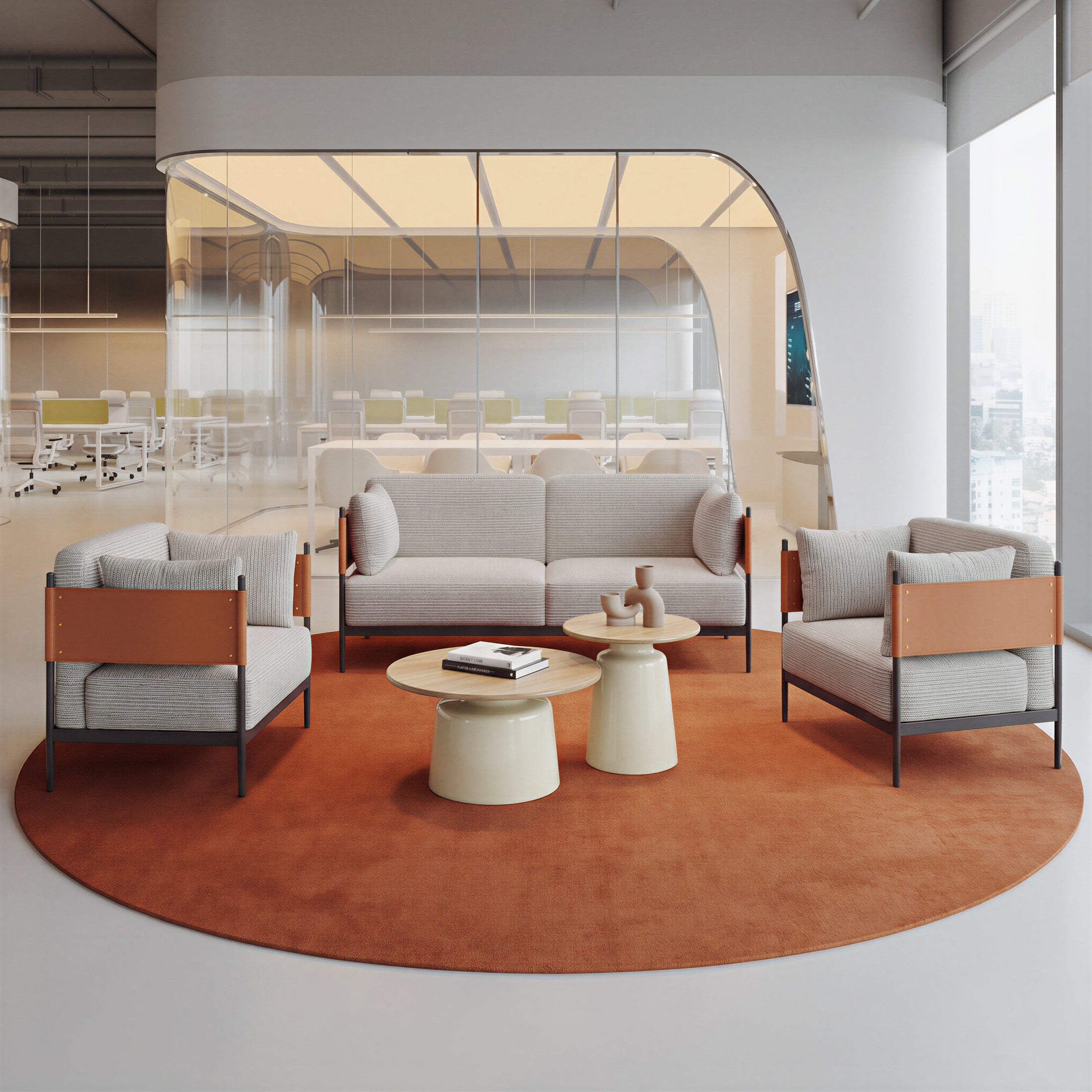 Stirbe Loveseat Gray