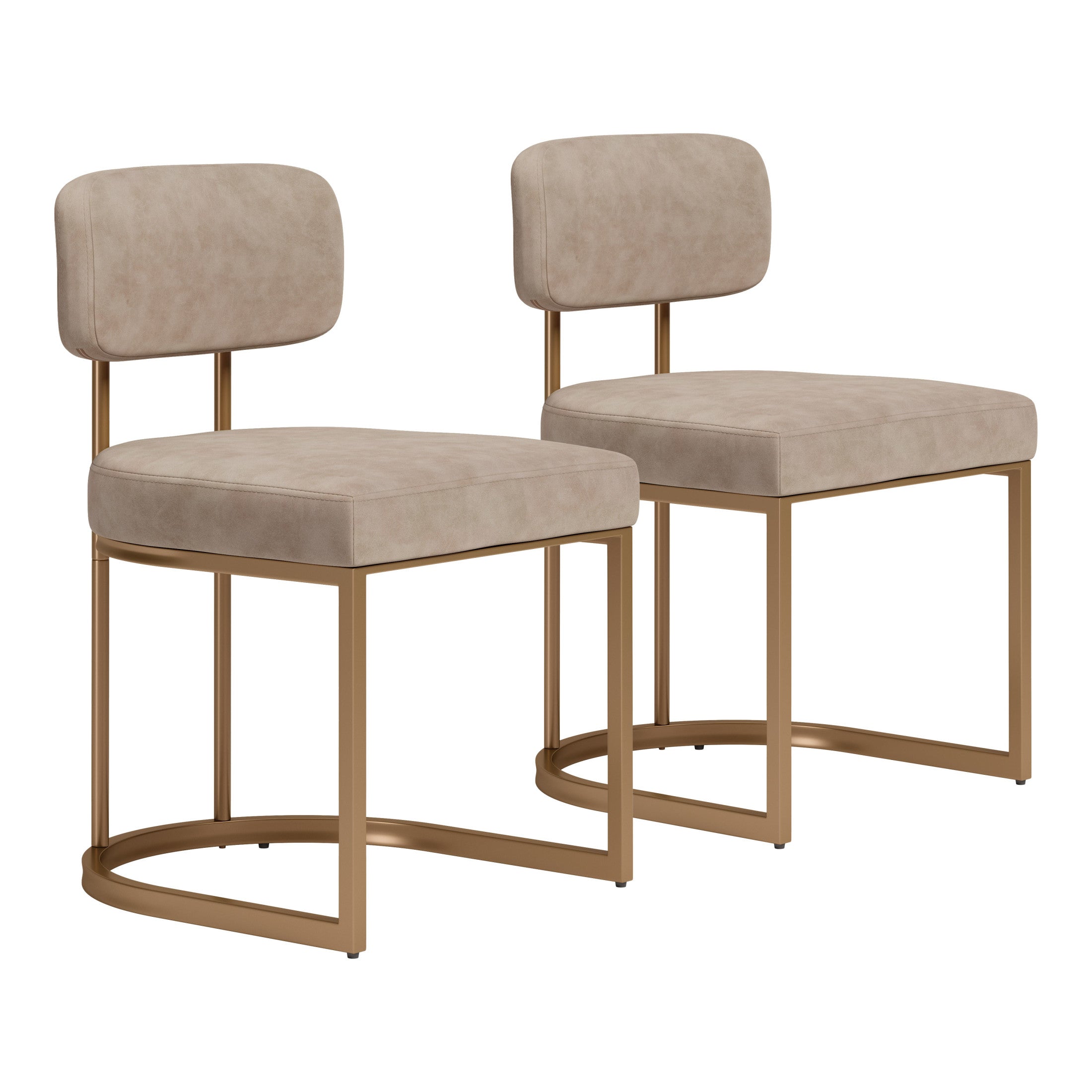 Velar Dining Chair (Set of 2) Beige