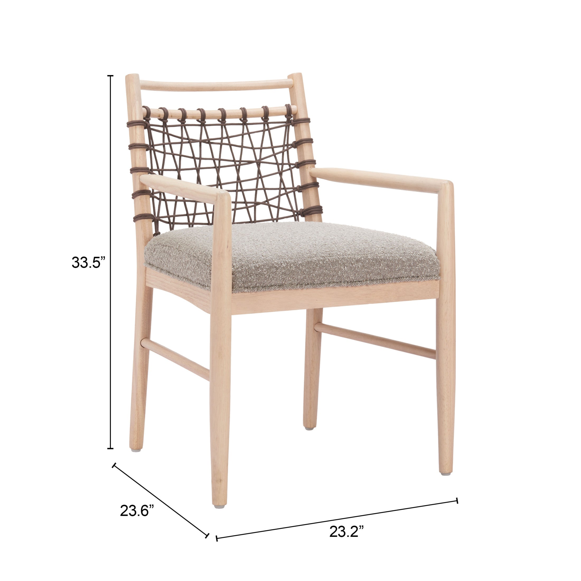 Wezly Dining Chair Gray