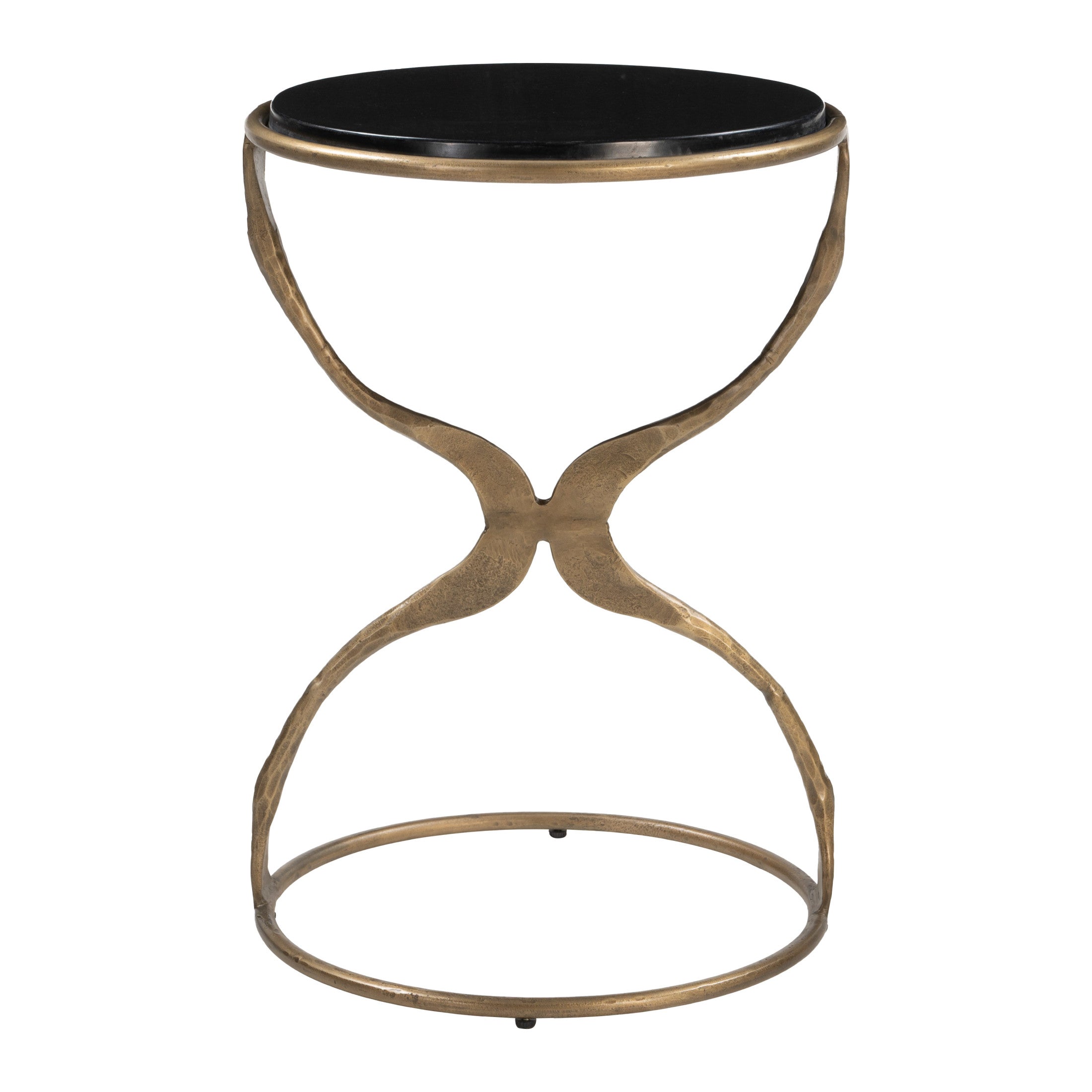 Tempus Accent Table Black & Brass