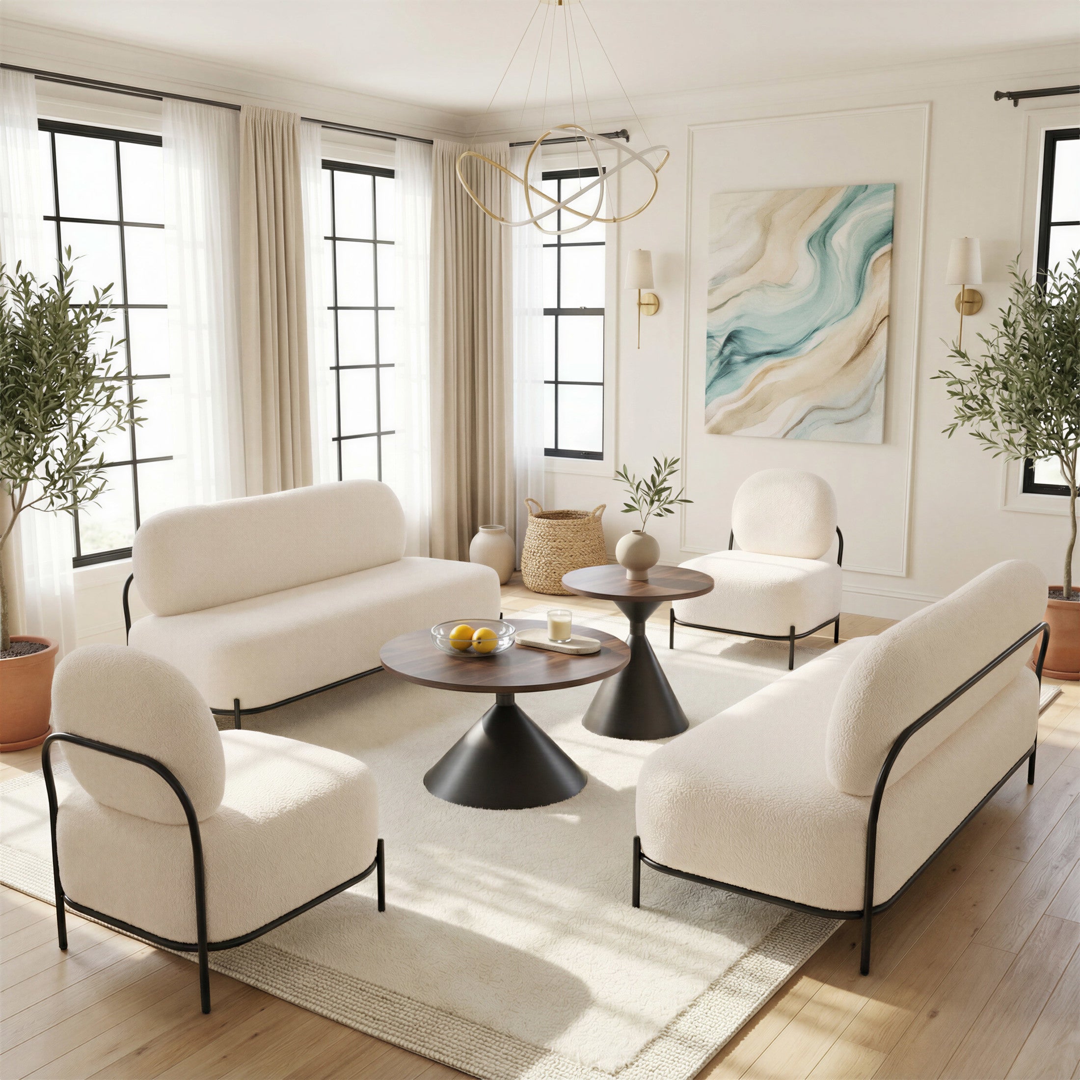 Arendal Accent Chair Vanilla