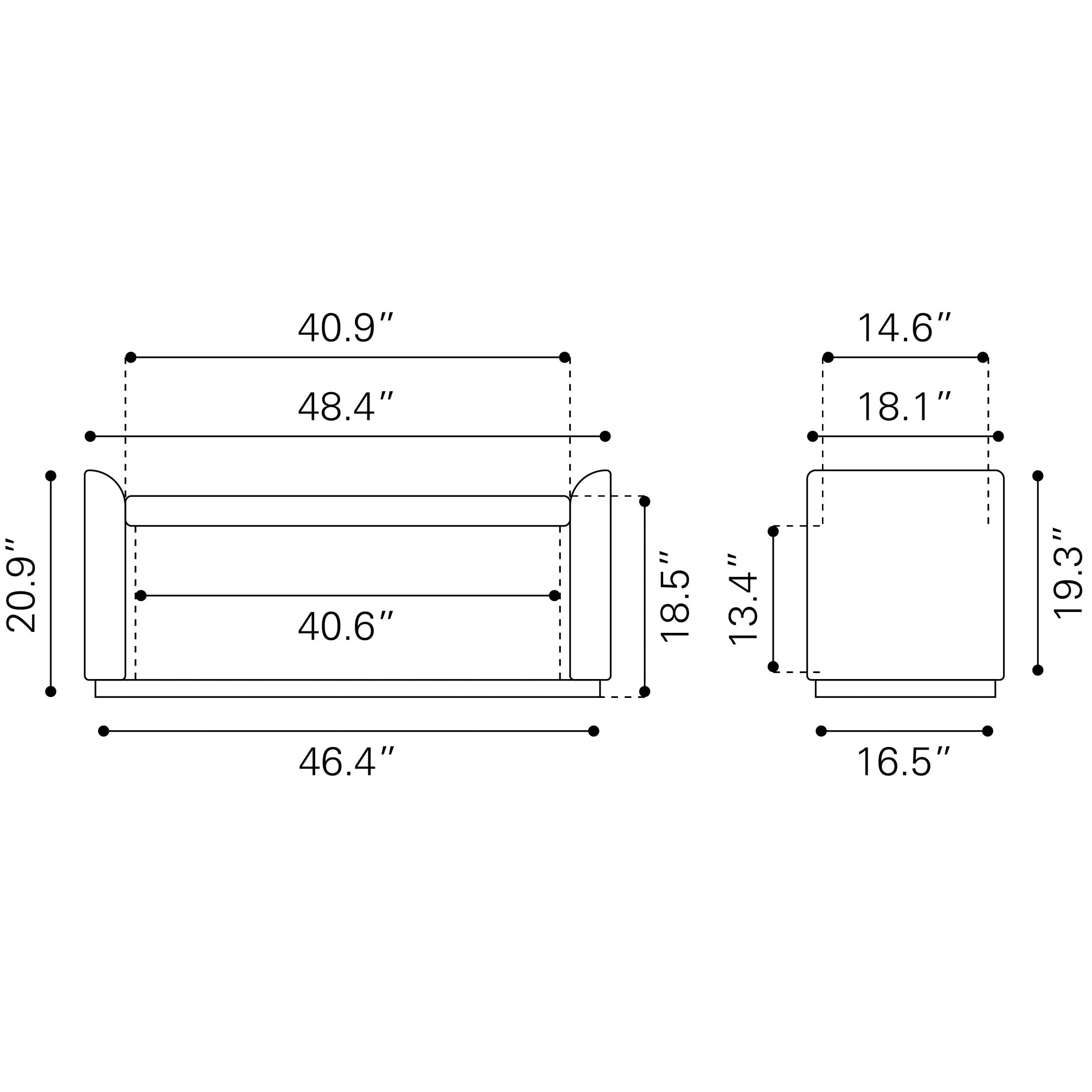 Dobo Storage Bench Gray