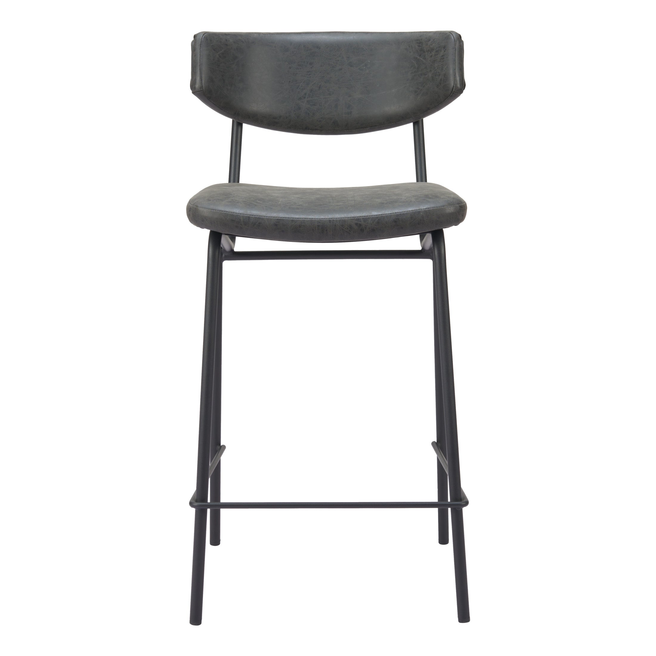 Charon Counter Stool (Set of 2) Vintage Black