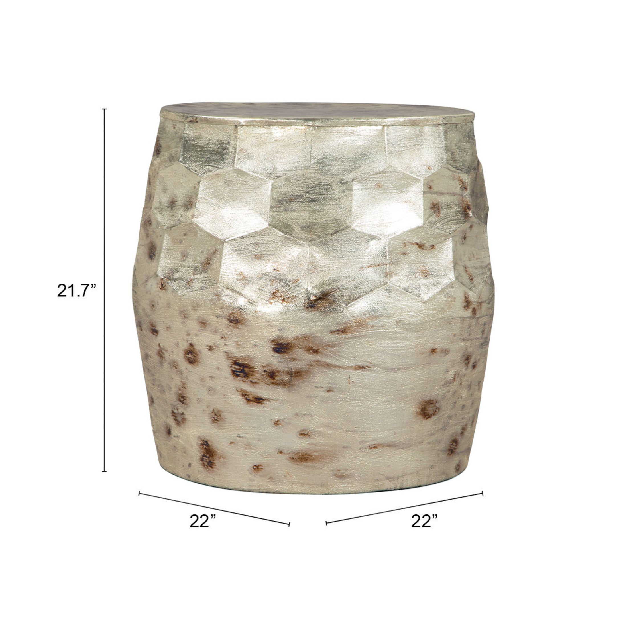 Pam Side Table Antique Beige