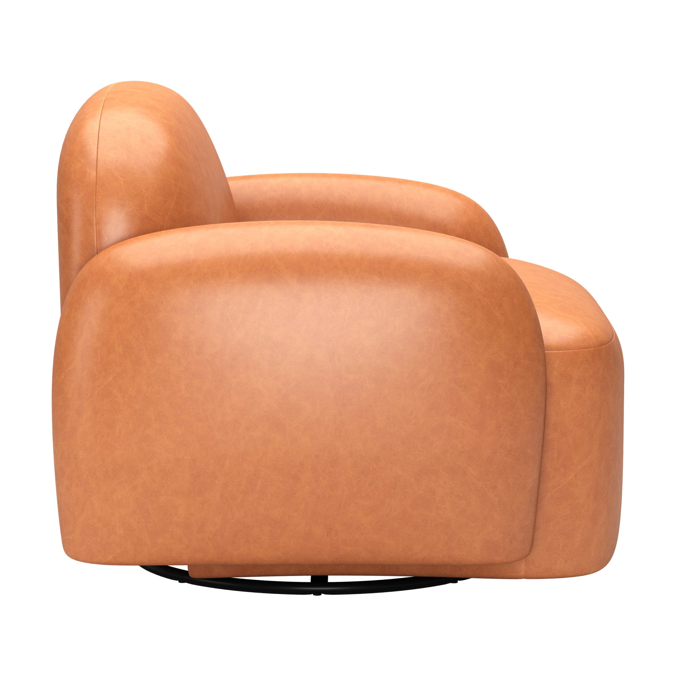 Cleo Swivel Chair Brown
