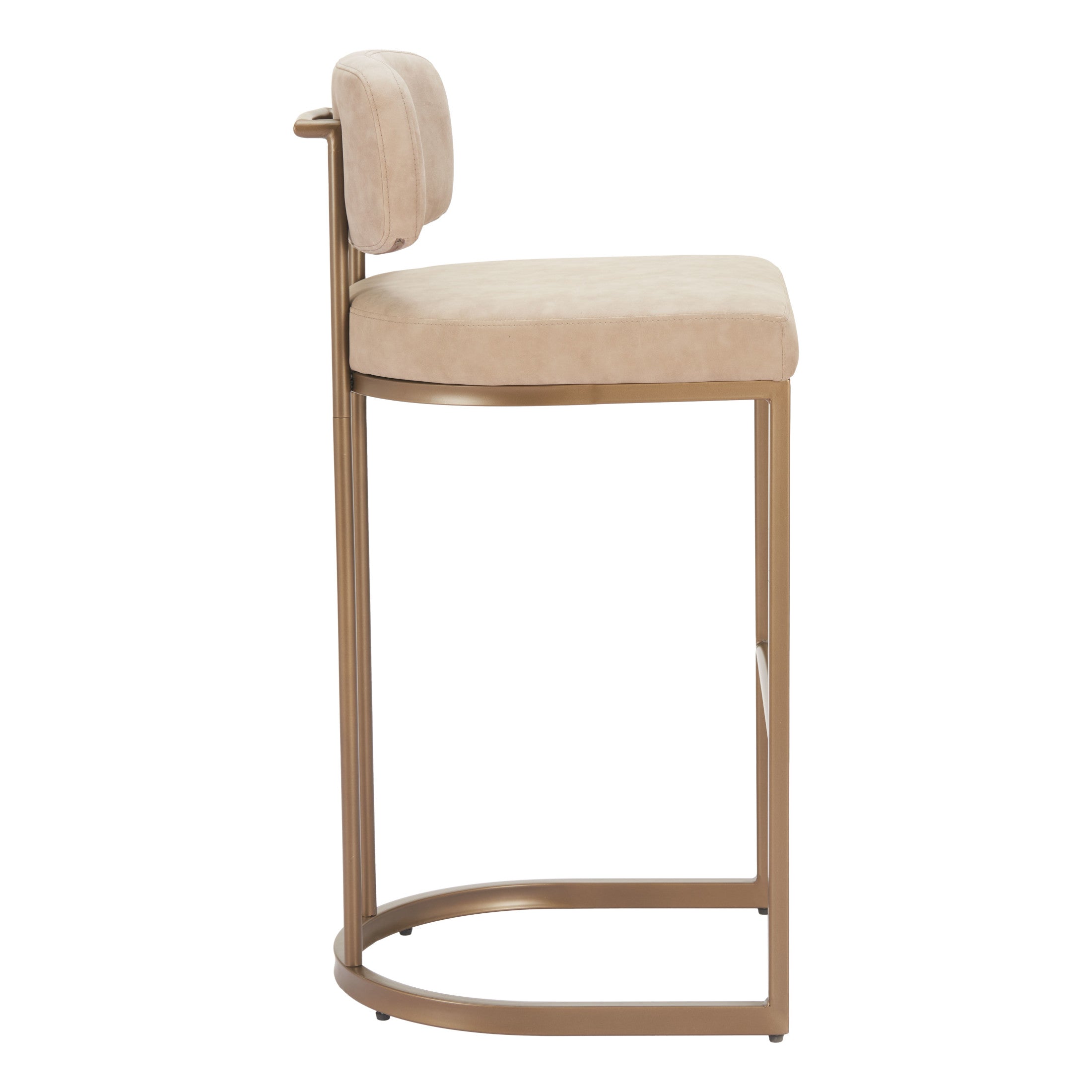 Velar Barstool (Set of 2) Beige