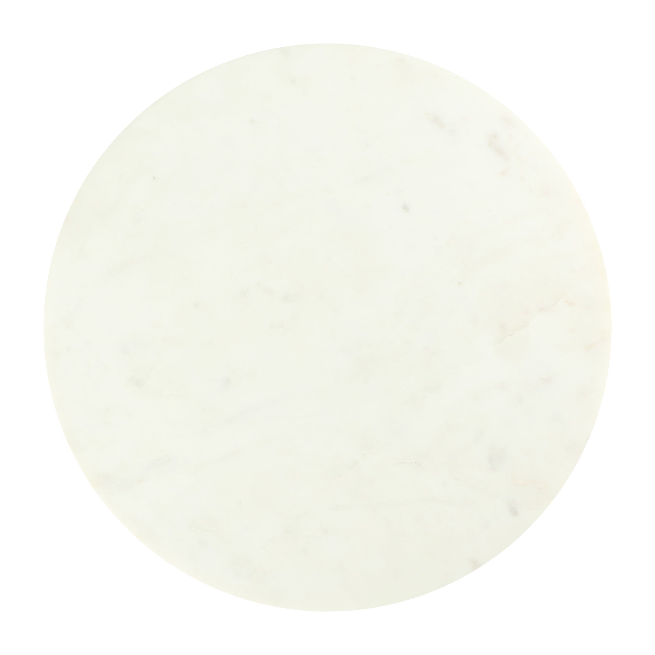 Lira Accent Table White & Gold