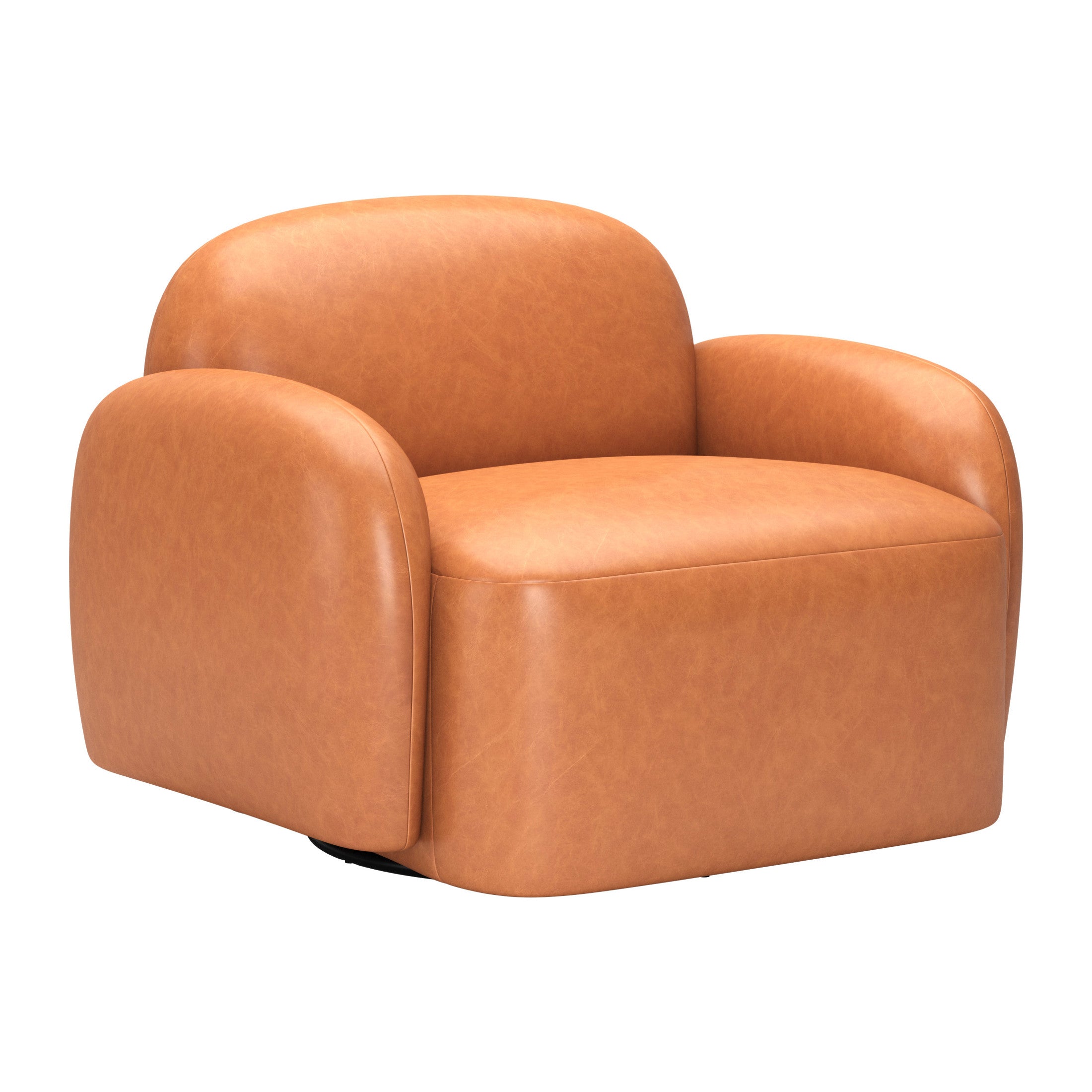 Cleo Swivel Chair Brown