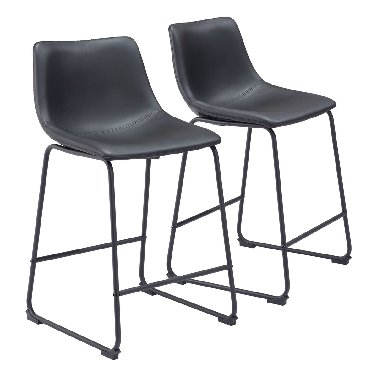 Smart Counter Stool (Set of 2) Black