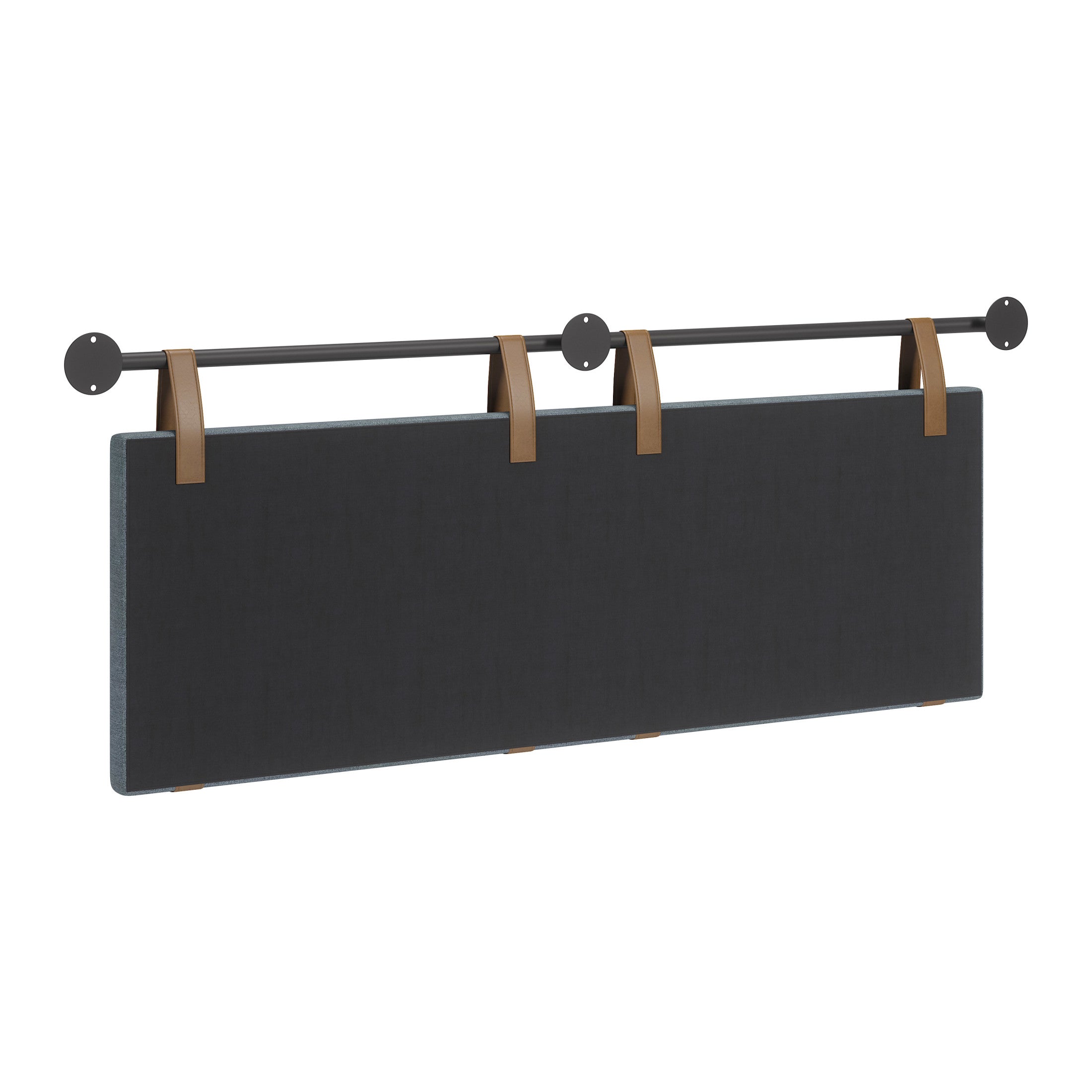 Zeva Floating Queen Headboard Gray