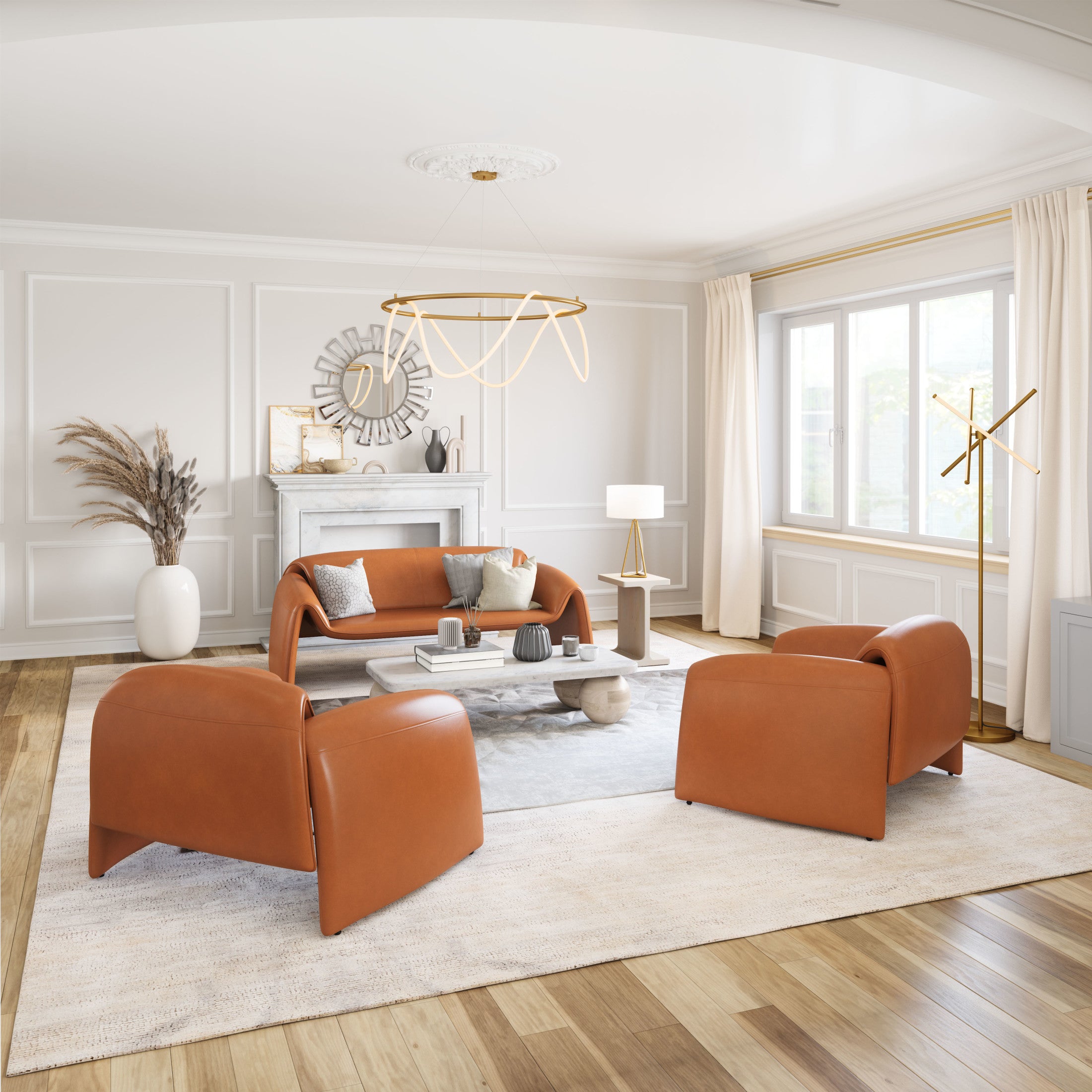 Bama Side Table Whitewashed