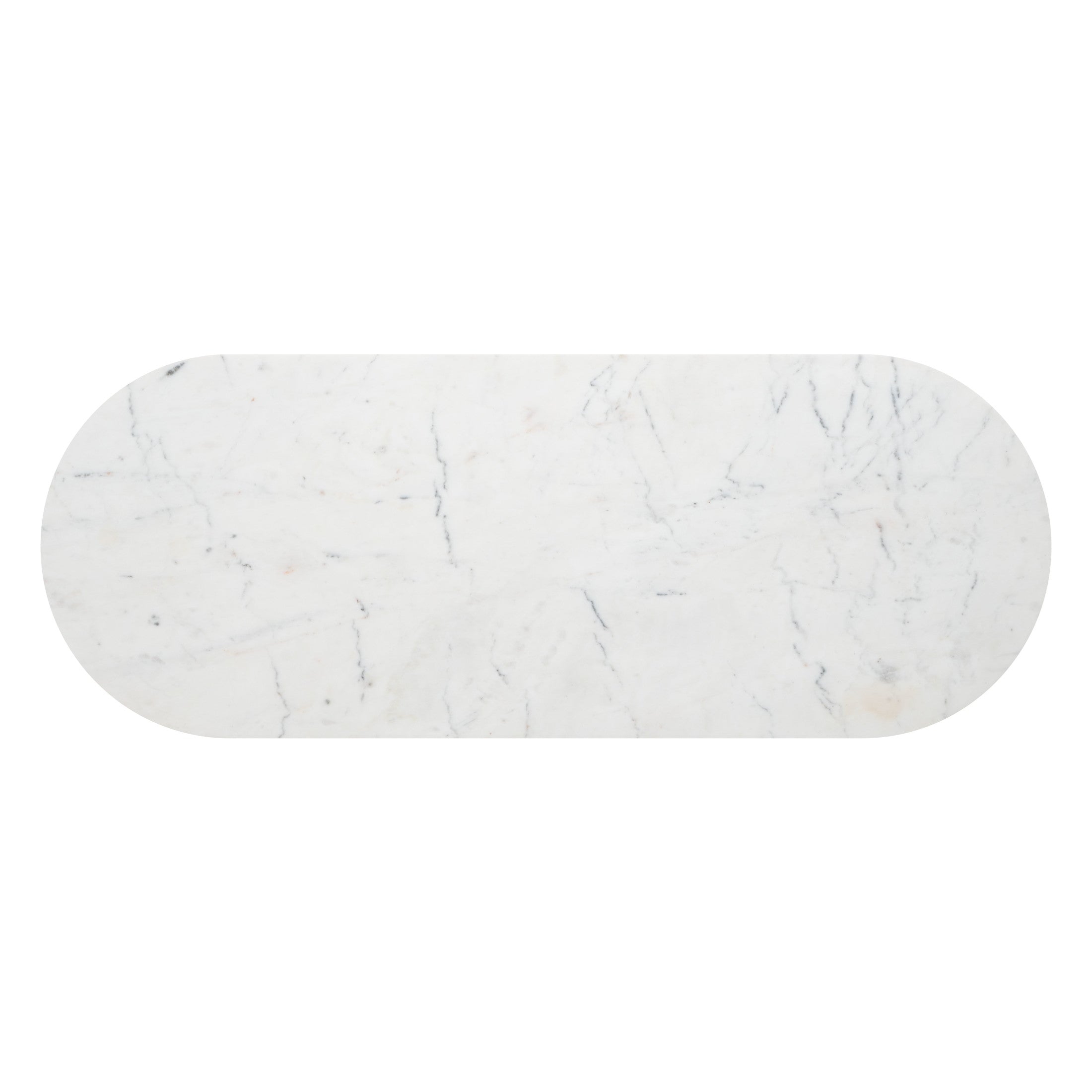 Bild Console Table White & Brass