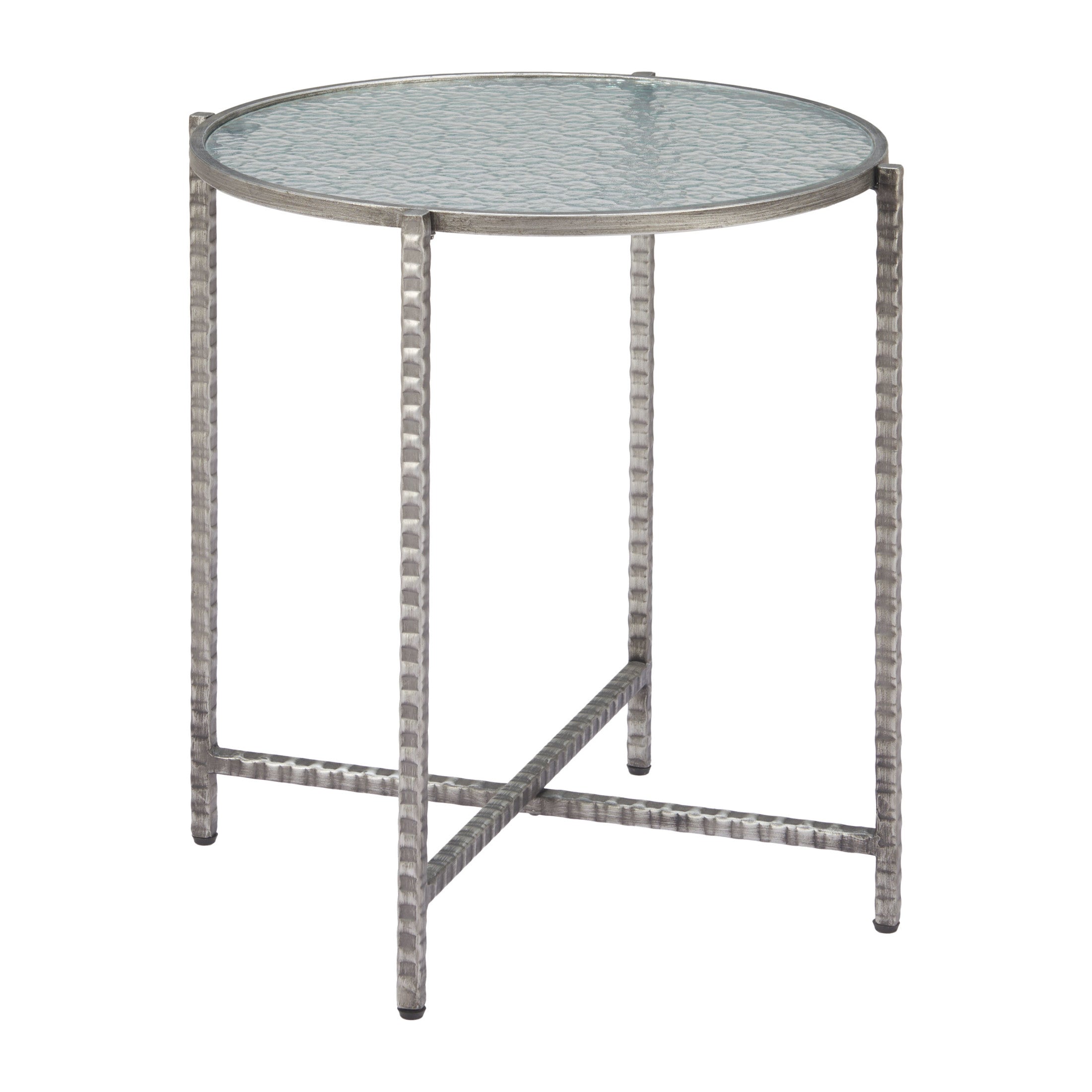 Vetro Side Table Silver