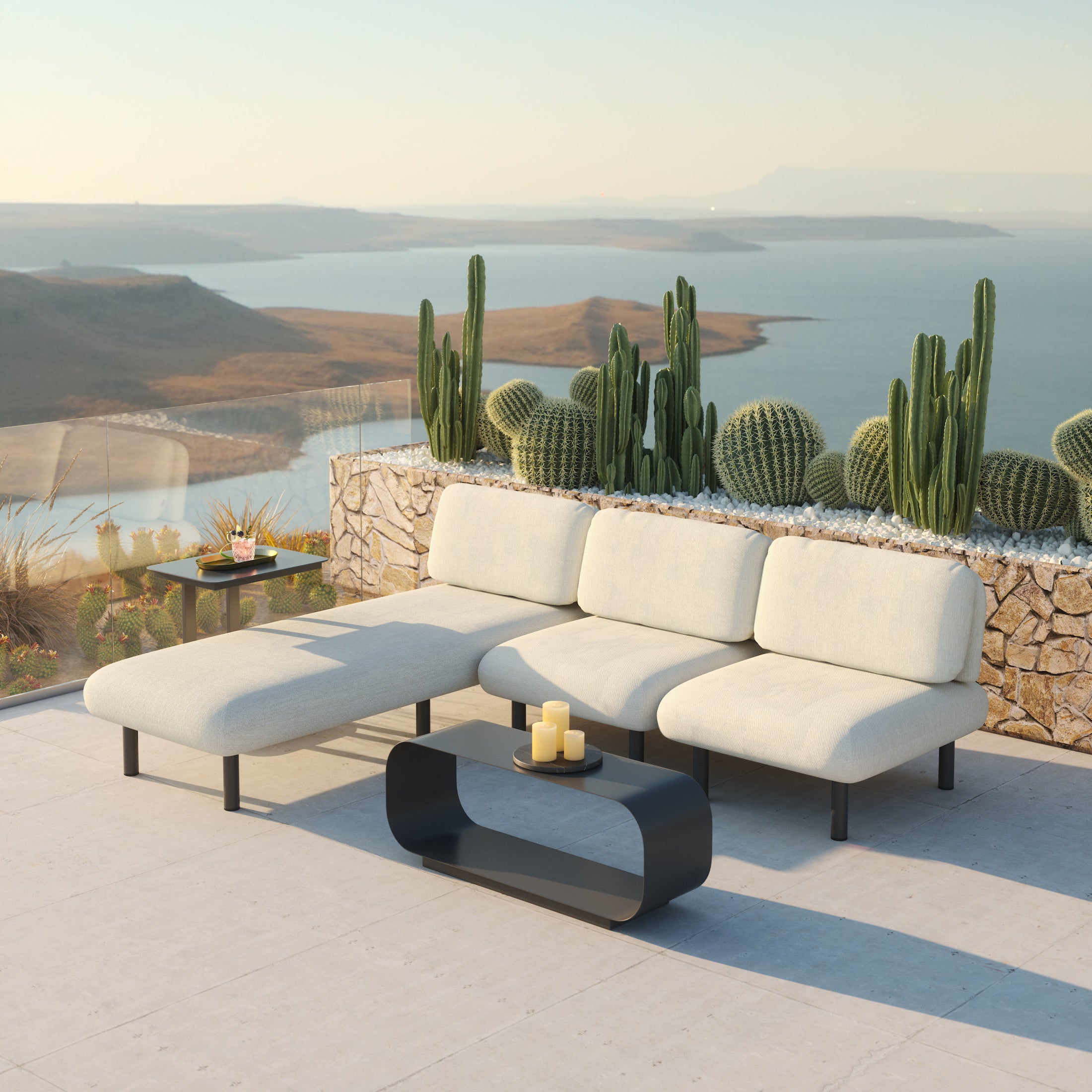 Aperto Accent Chair Beige