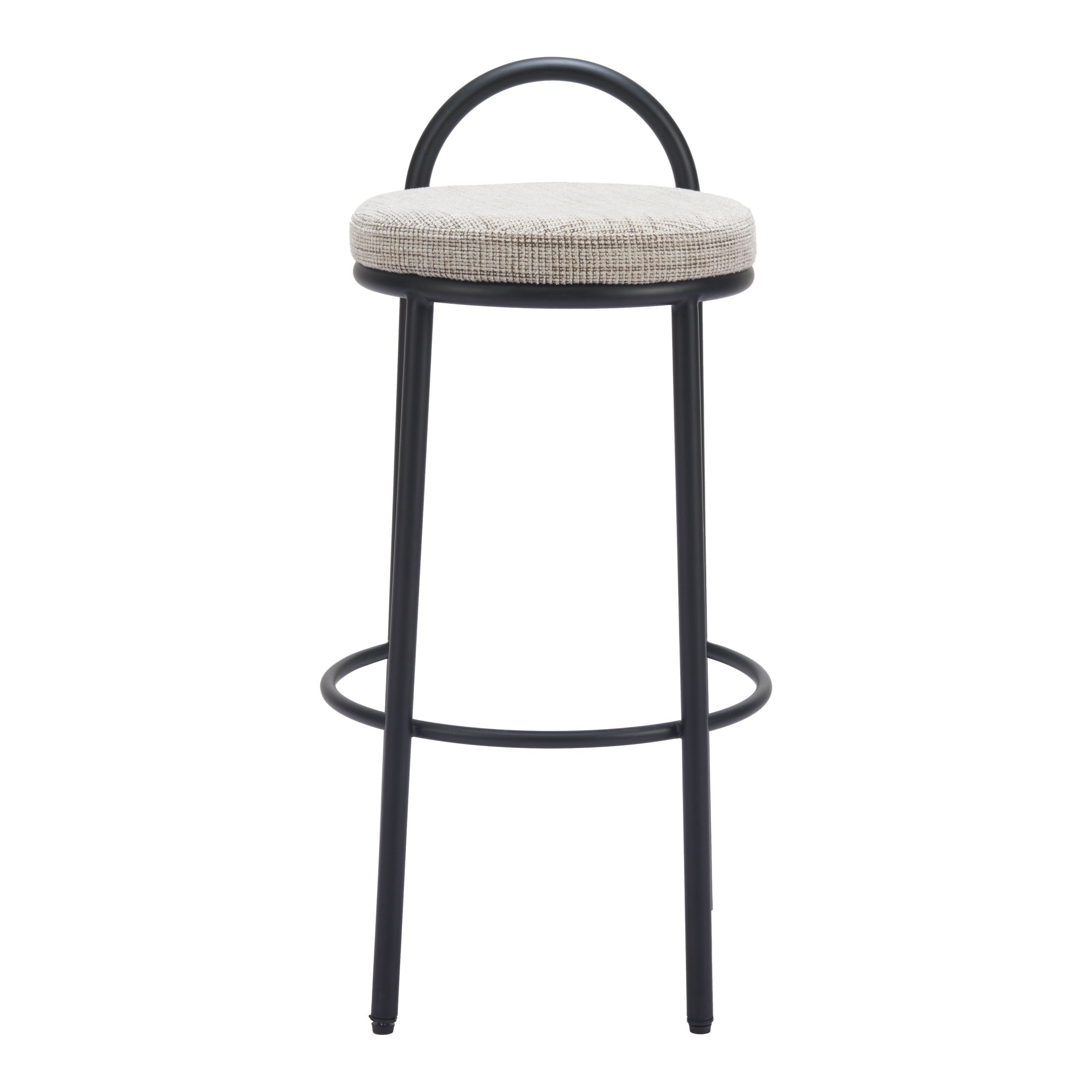 Sisal Barstool (Set of 2) Beige Tweed