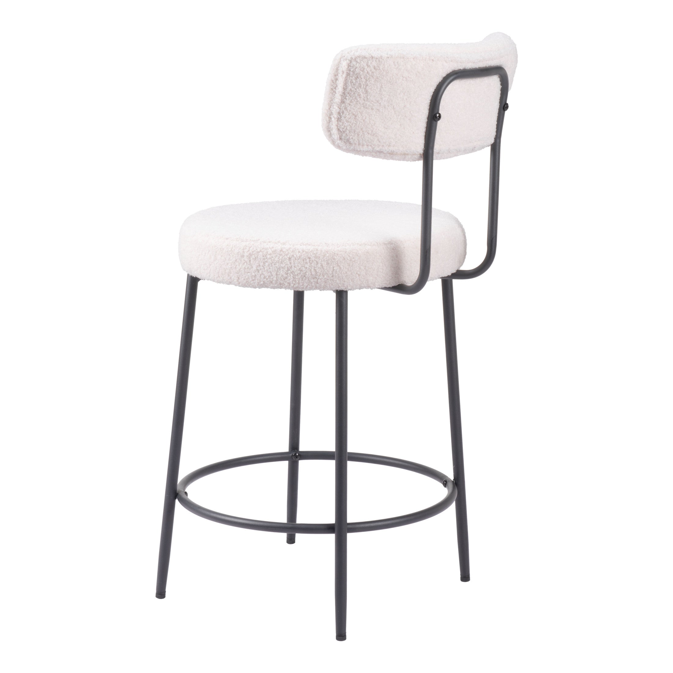 Blanca Counter Stool (Set of 2) Ivory