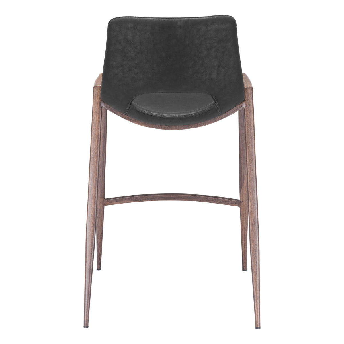 Desi Counter Stool (Set of 2) Black & Walnut