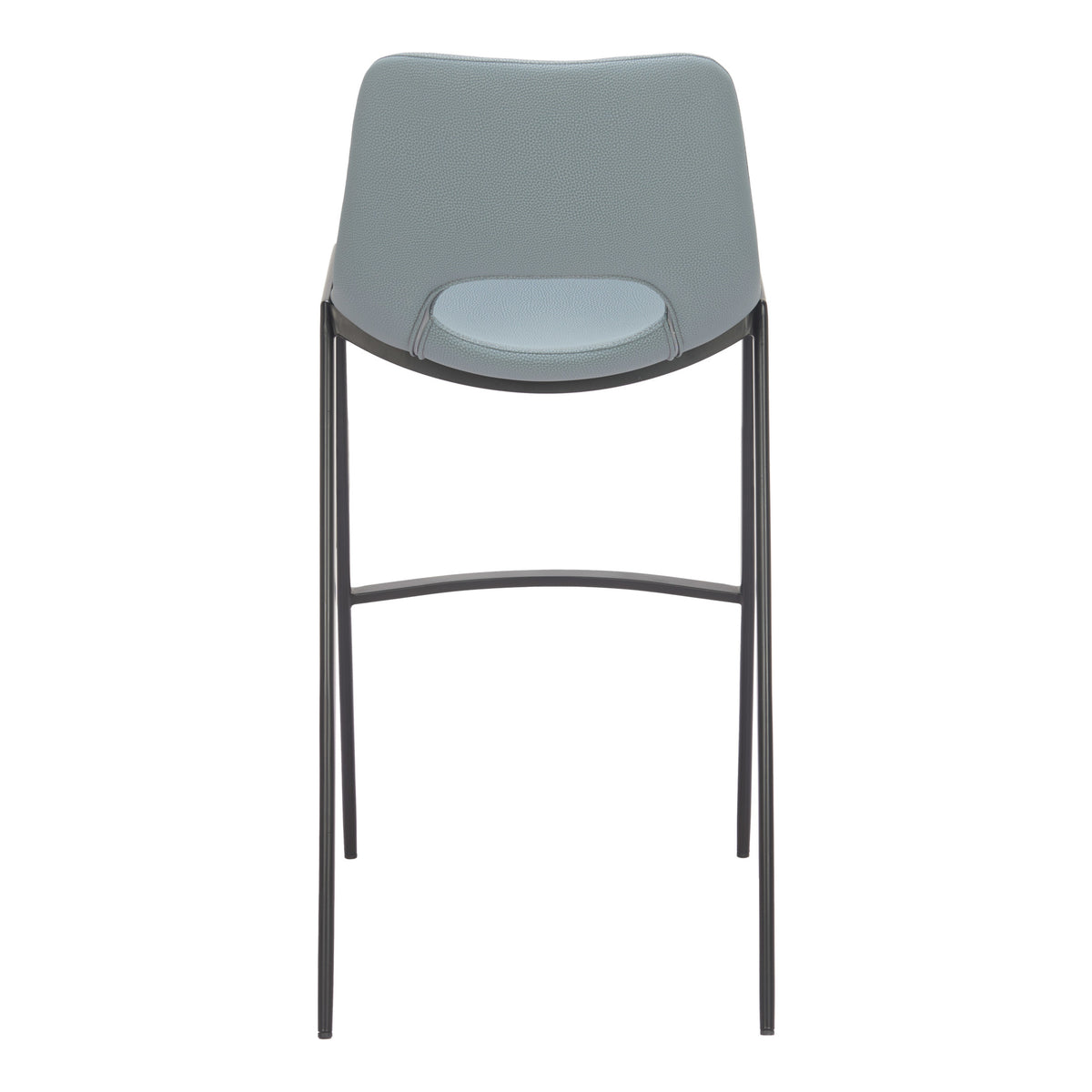 Desi Armless Barstool (Set of 2) Azure Gray