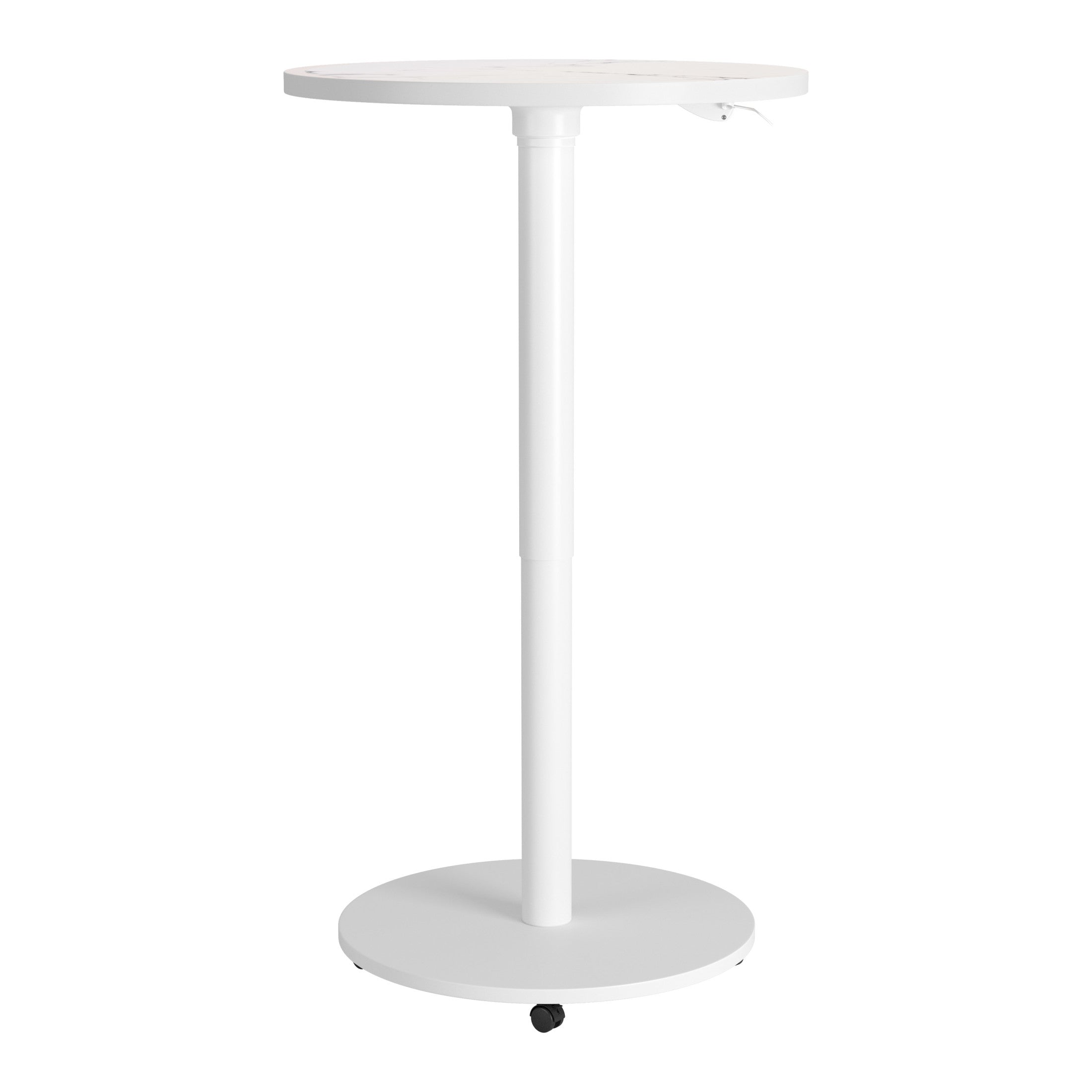 Mule Adjustable Bar Table White