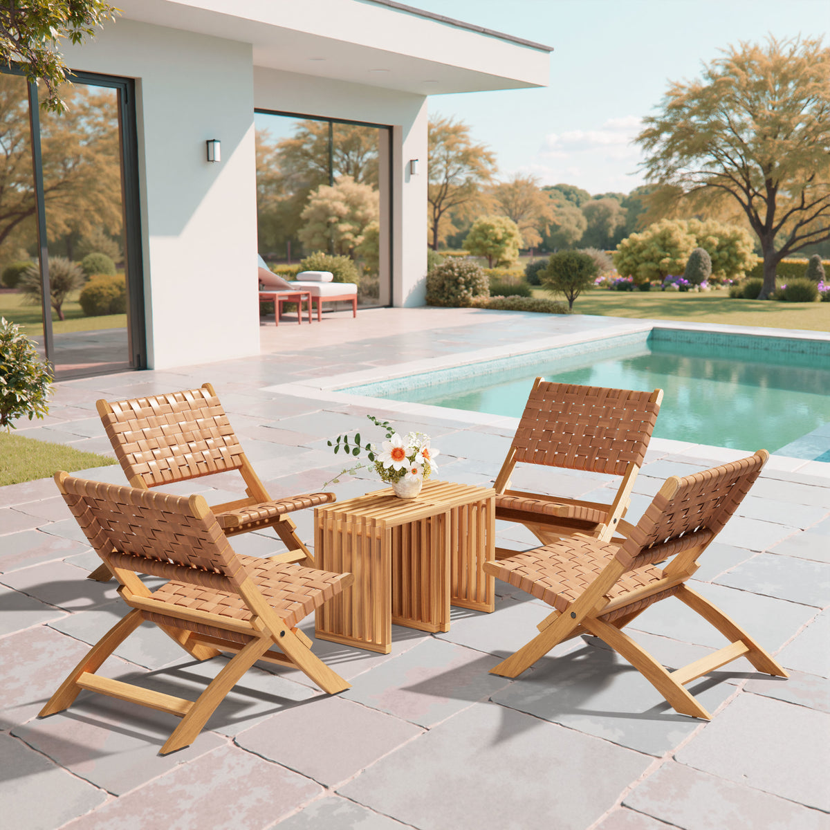 Sunflare Lounge Chair Brown