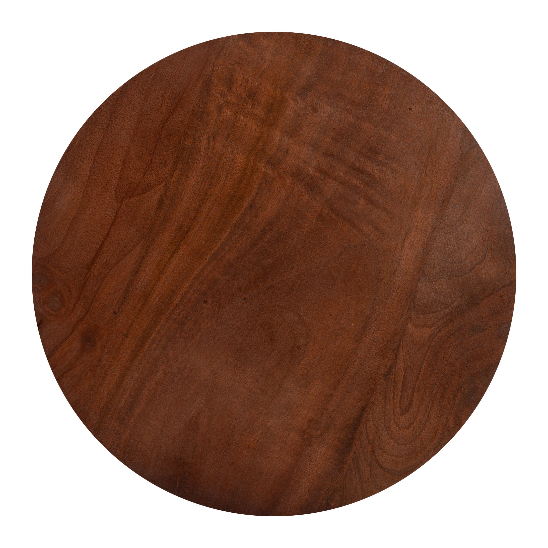Stuk Side Table Brown & White