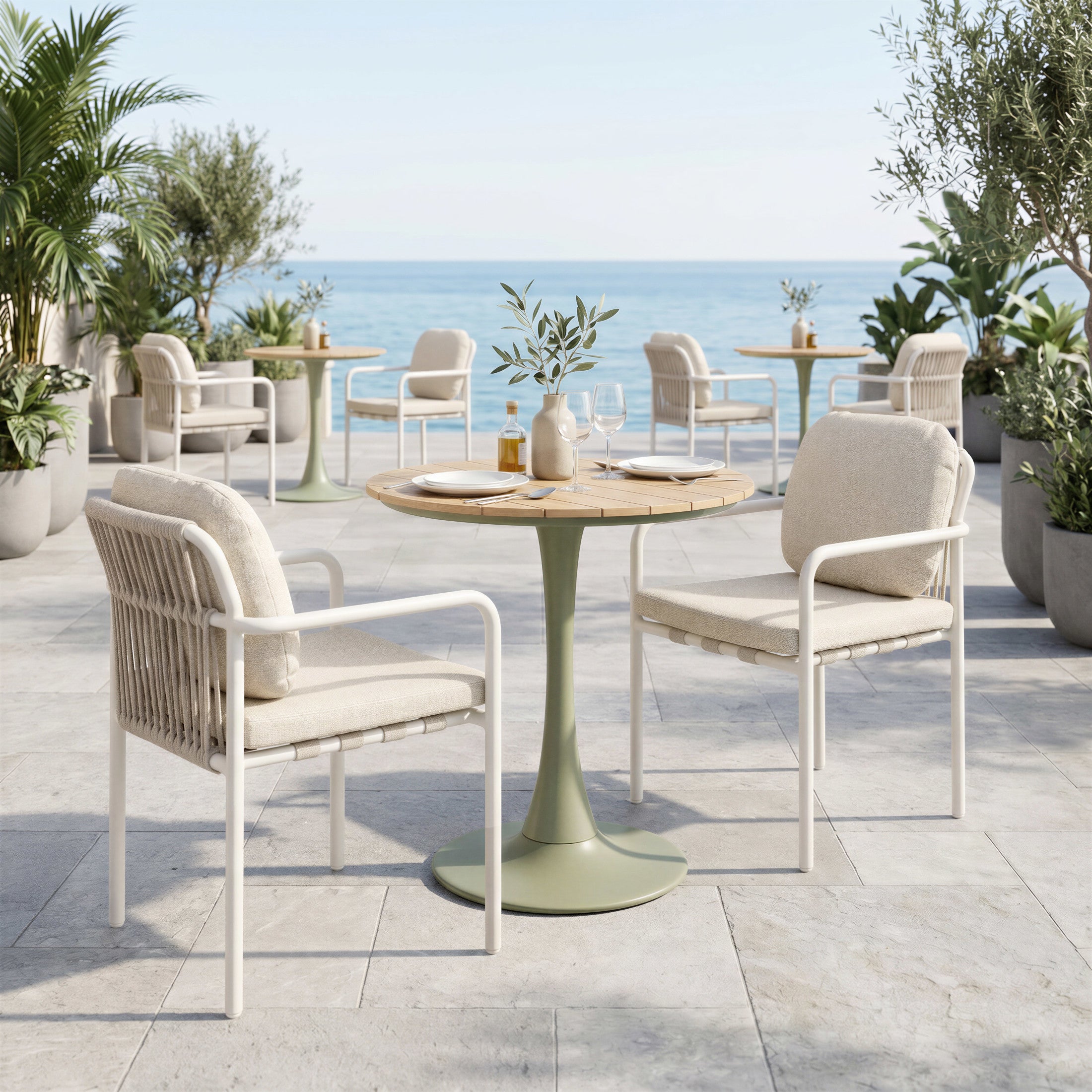 Aite Dining Chair (Set of 2) Beige
