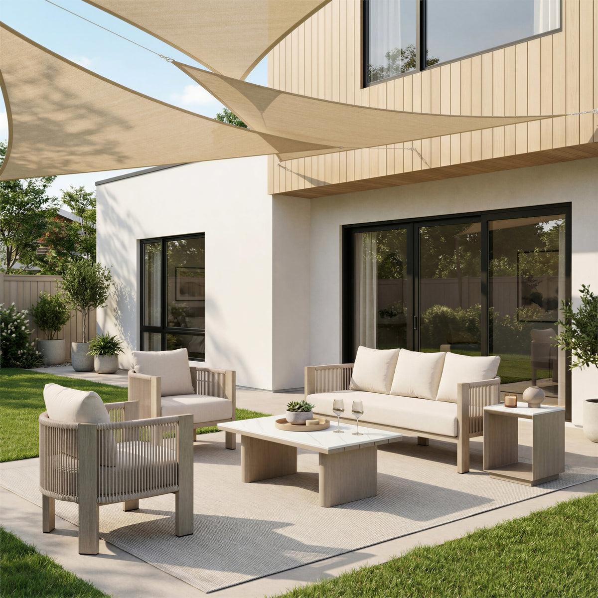 Seaborn Coffee Table White
