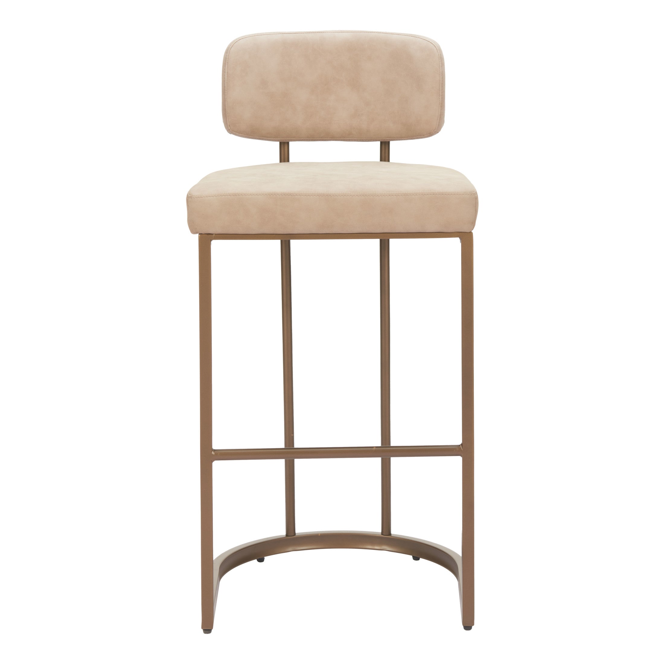 Velar Barstool (Set of 2) Beige