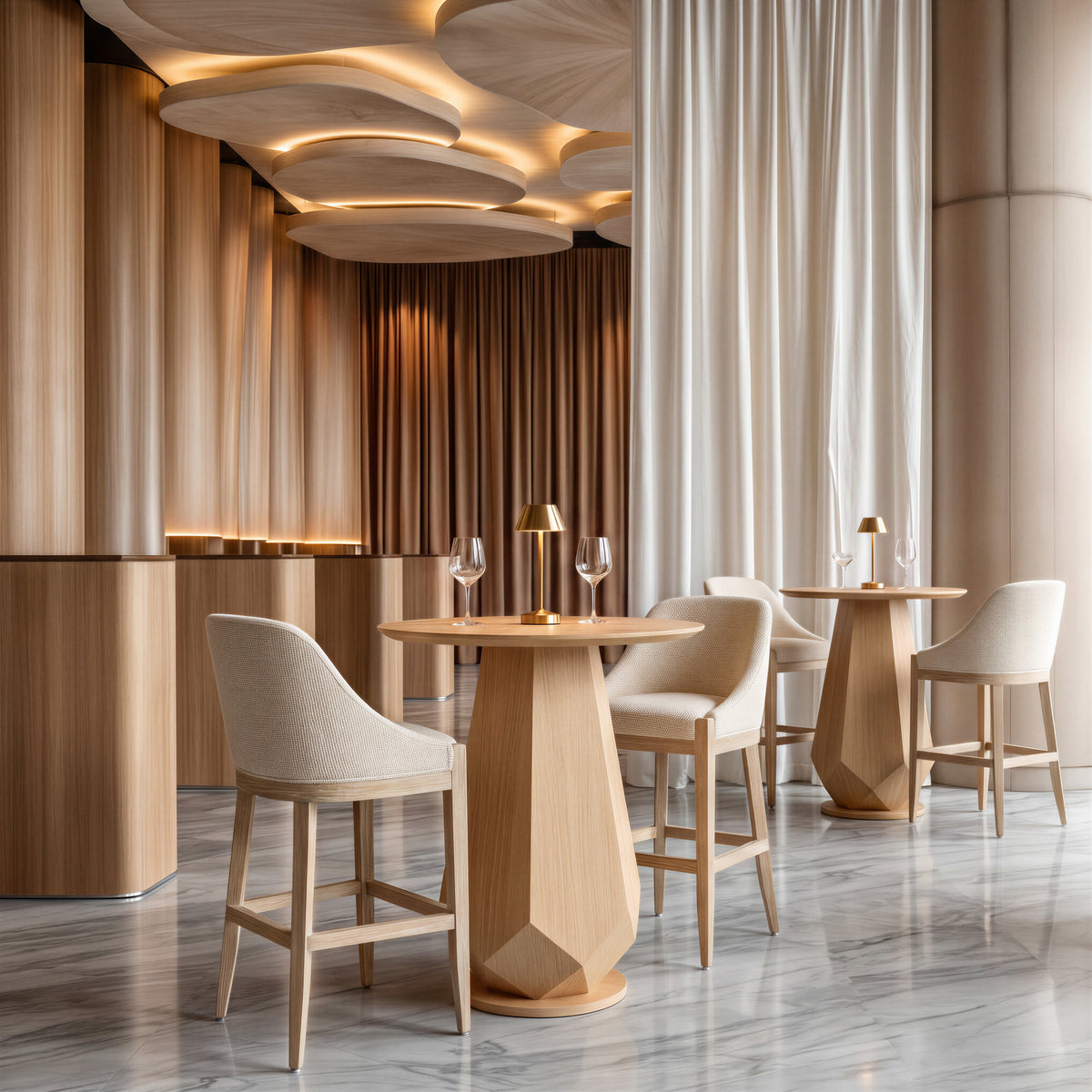 Calmo Barstool Beige