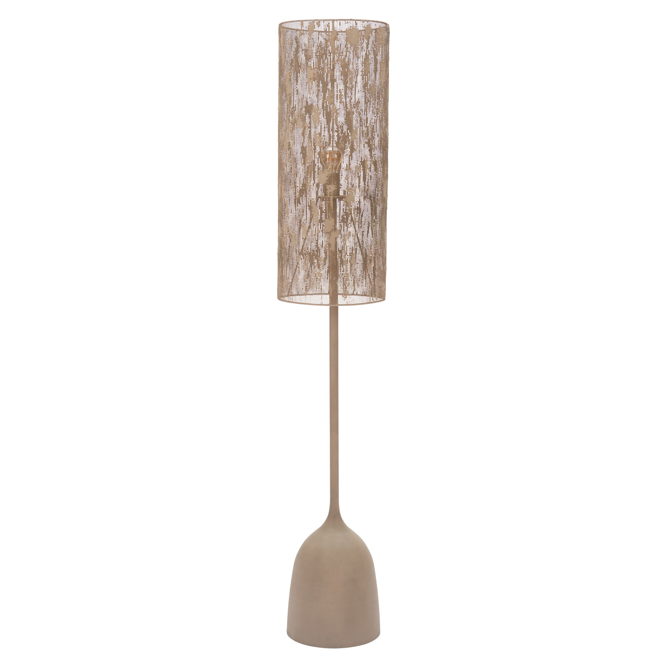 Buff Floor Lamp Taupe