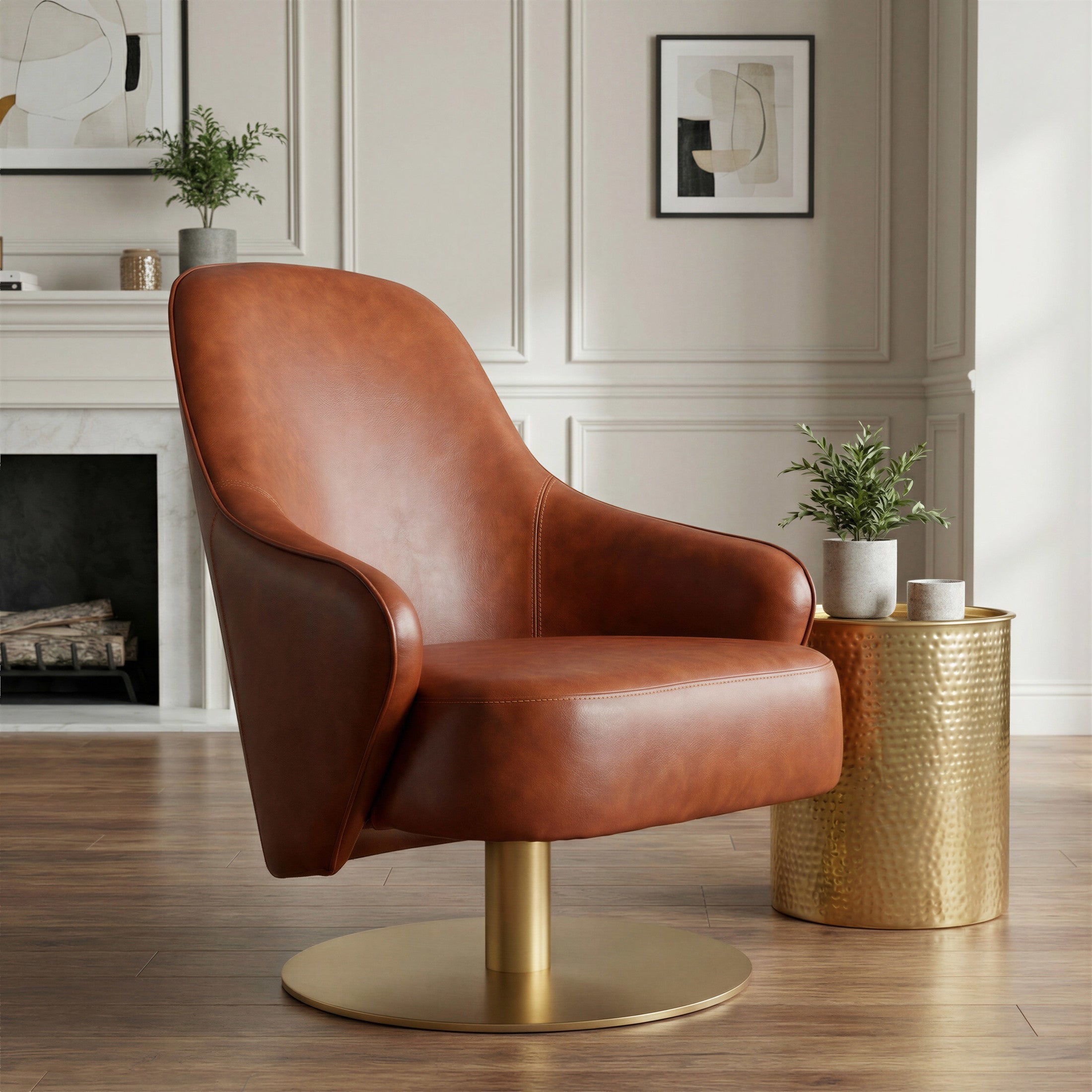 Withby Accent Chair Brown