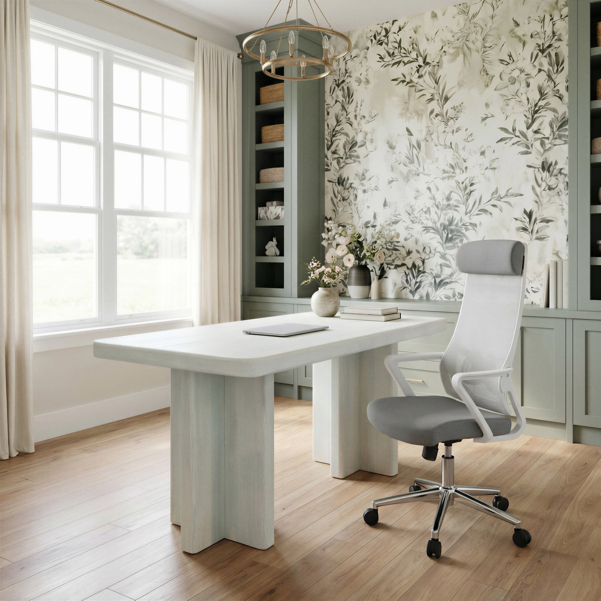 Jett High Back Office Chair Light Gray