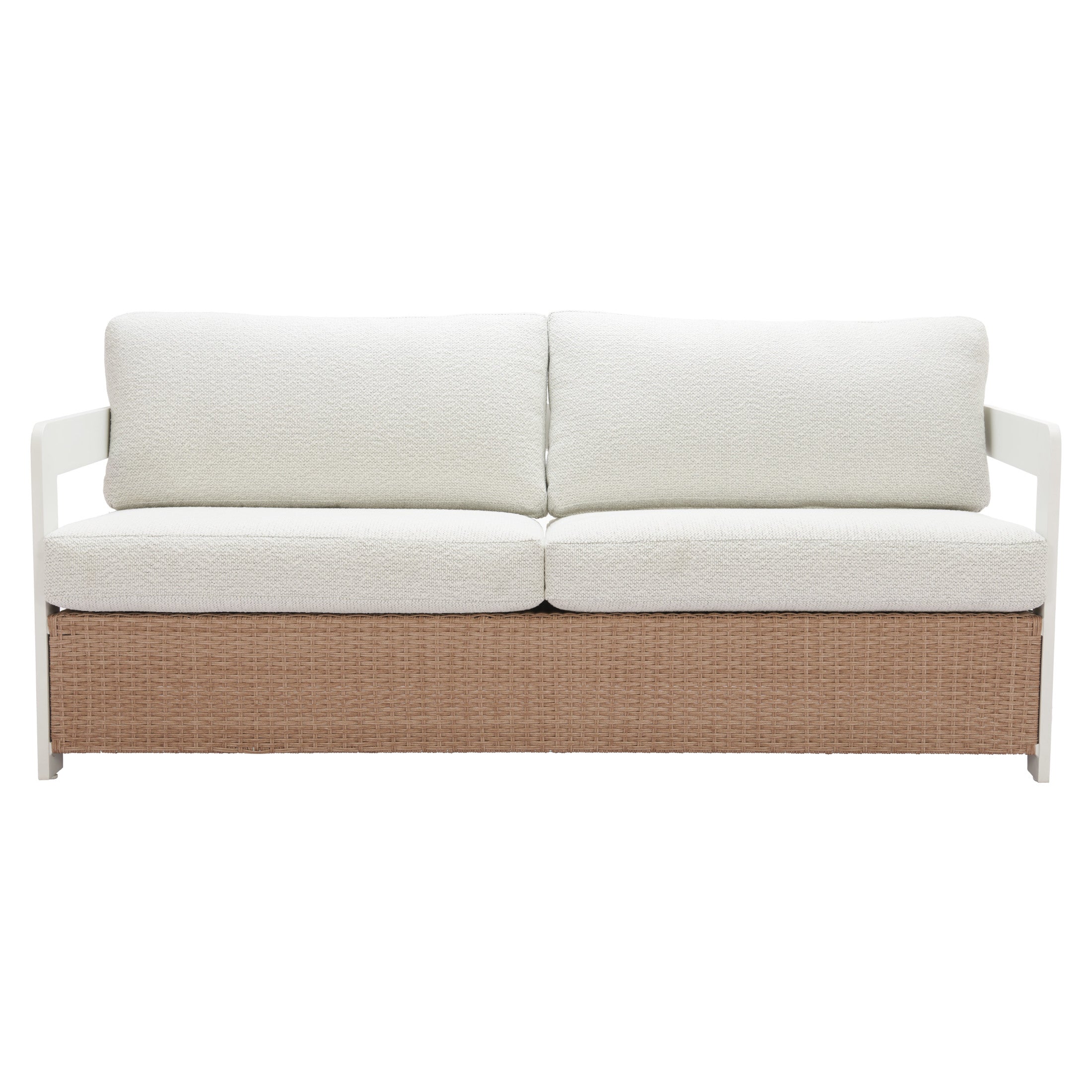 Gelo Sofa White & Brown