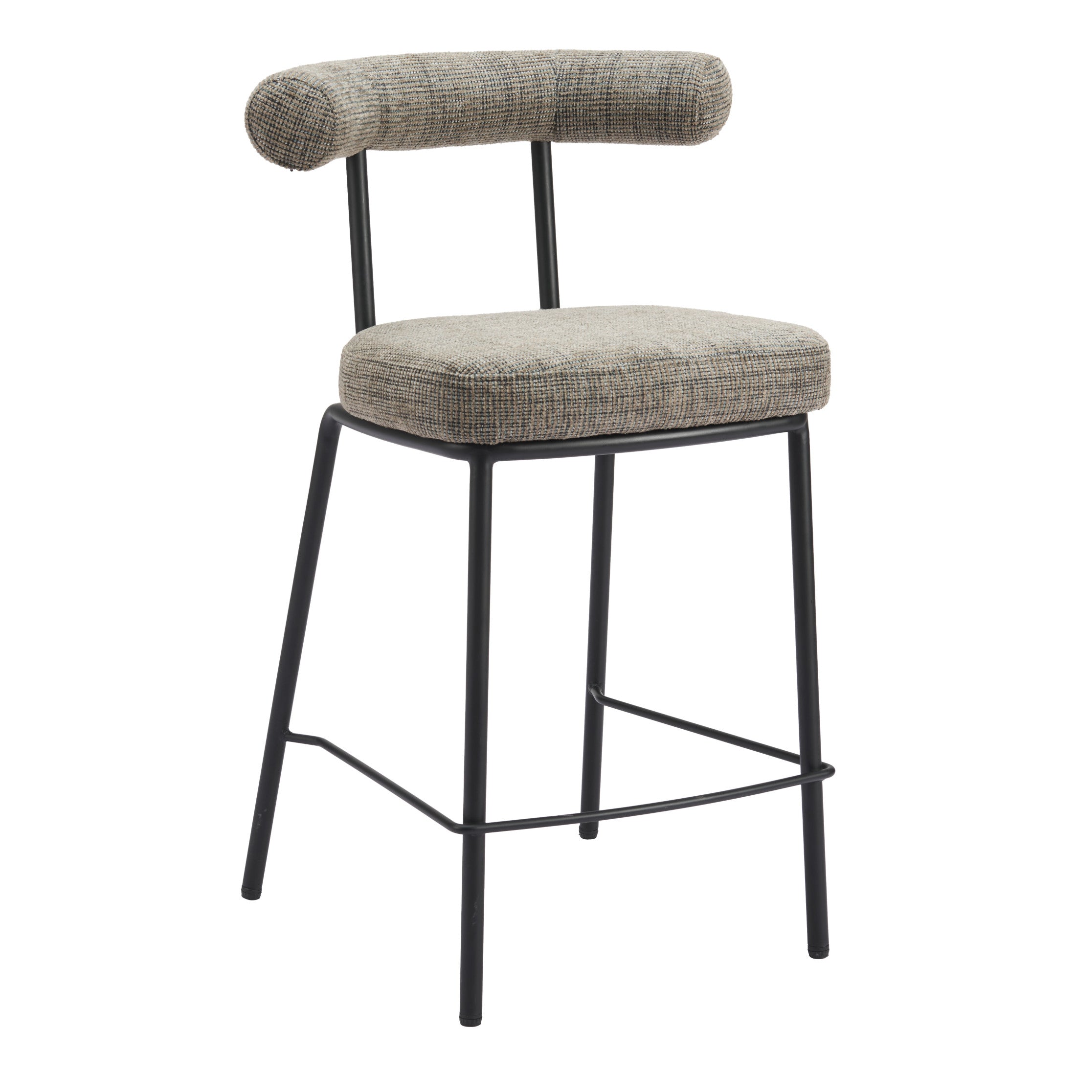 Kede Counter Stool Green Tweed